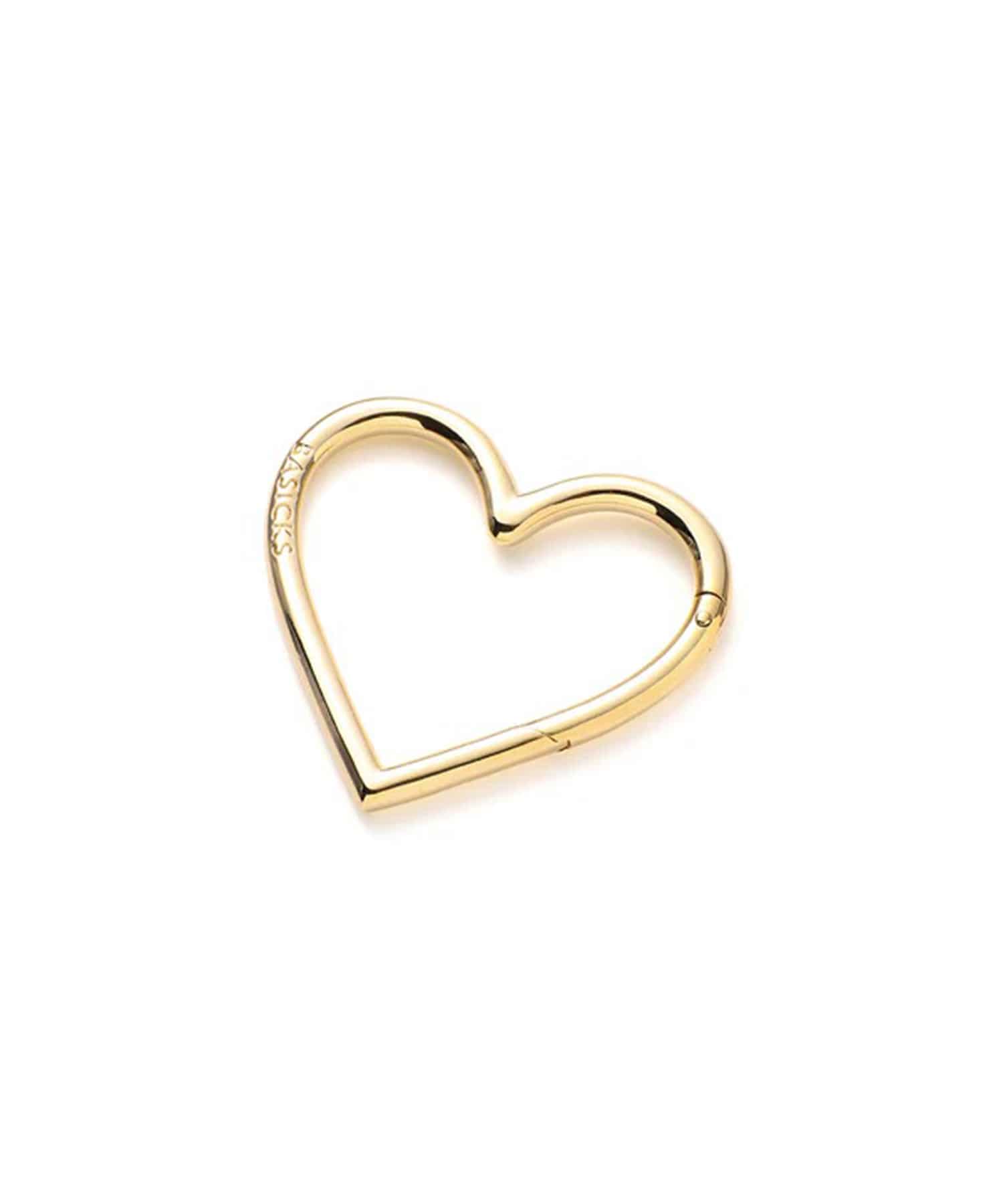 Gold Plating Heart Carbiner
