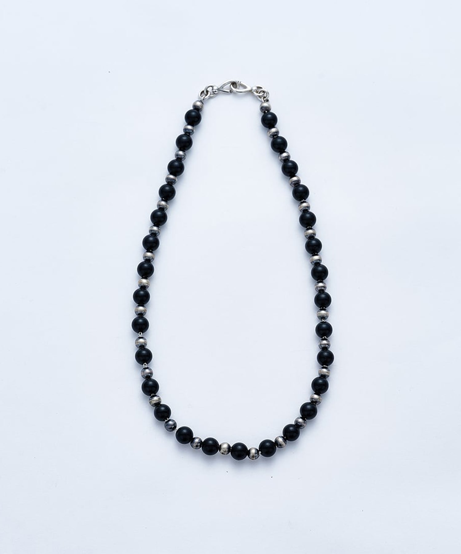 C-049 Navajo Pearl Necklace(Black Tourmaline) (47cm)