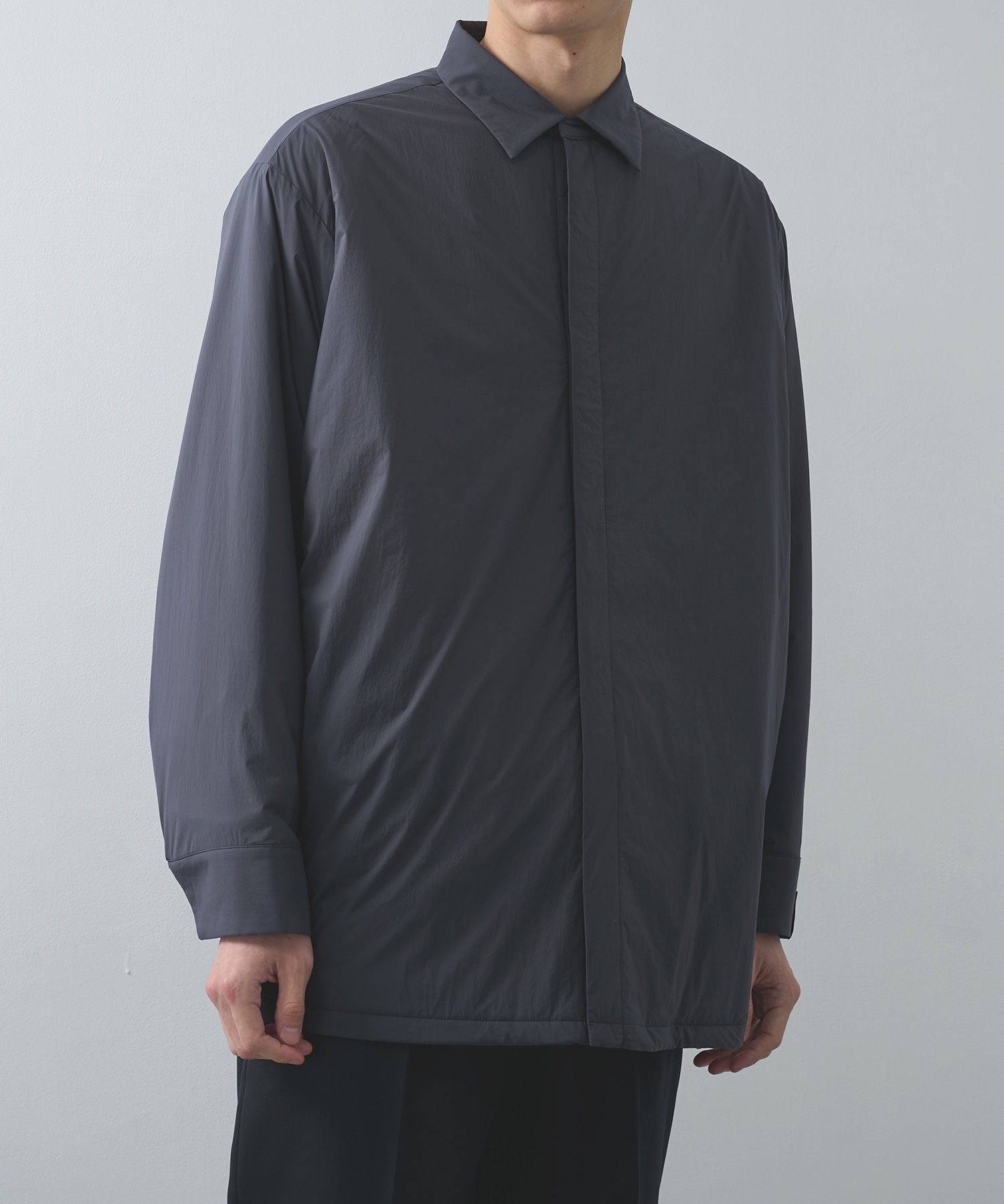 2252-BL20-003 PADDED OVERSHIRT