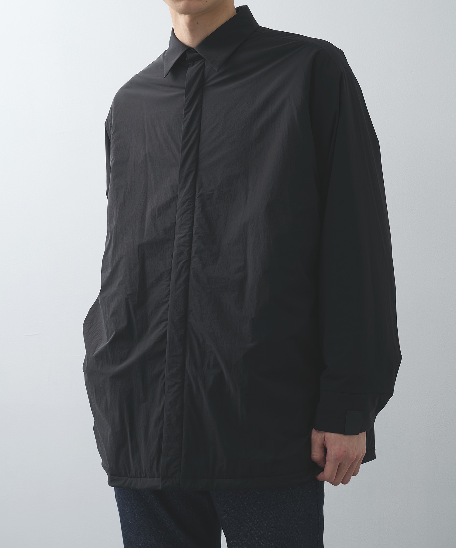 2252-BL20-003 PADDED OVERSHIRT