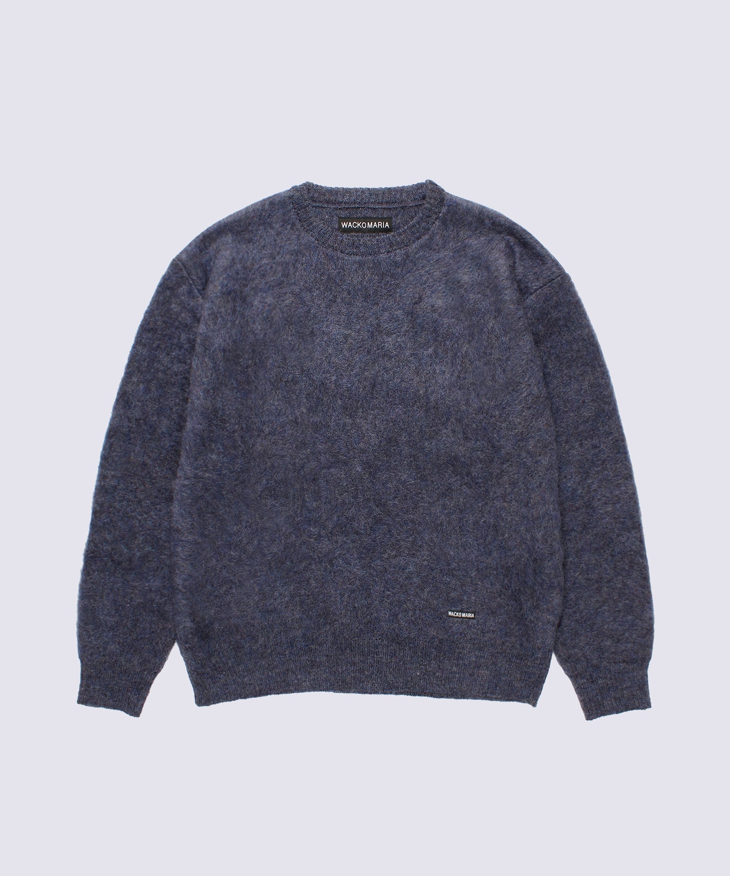 MIX MOHAIR CREW NECK SWEATER
