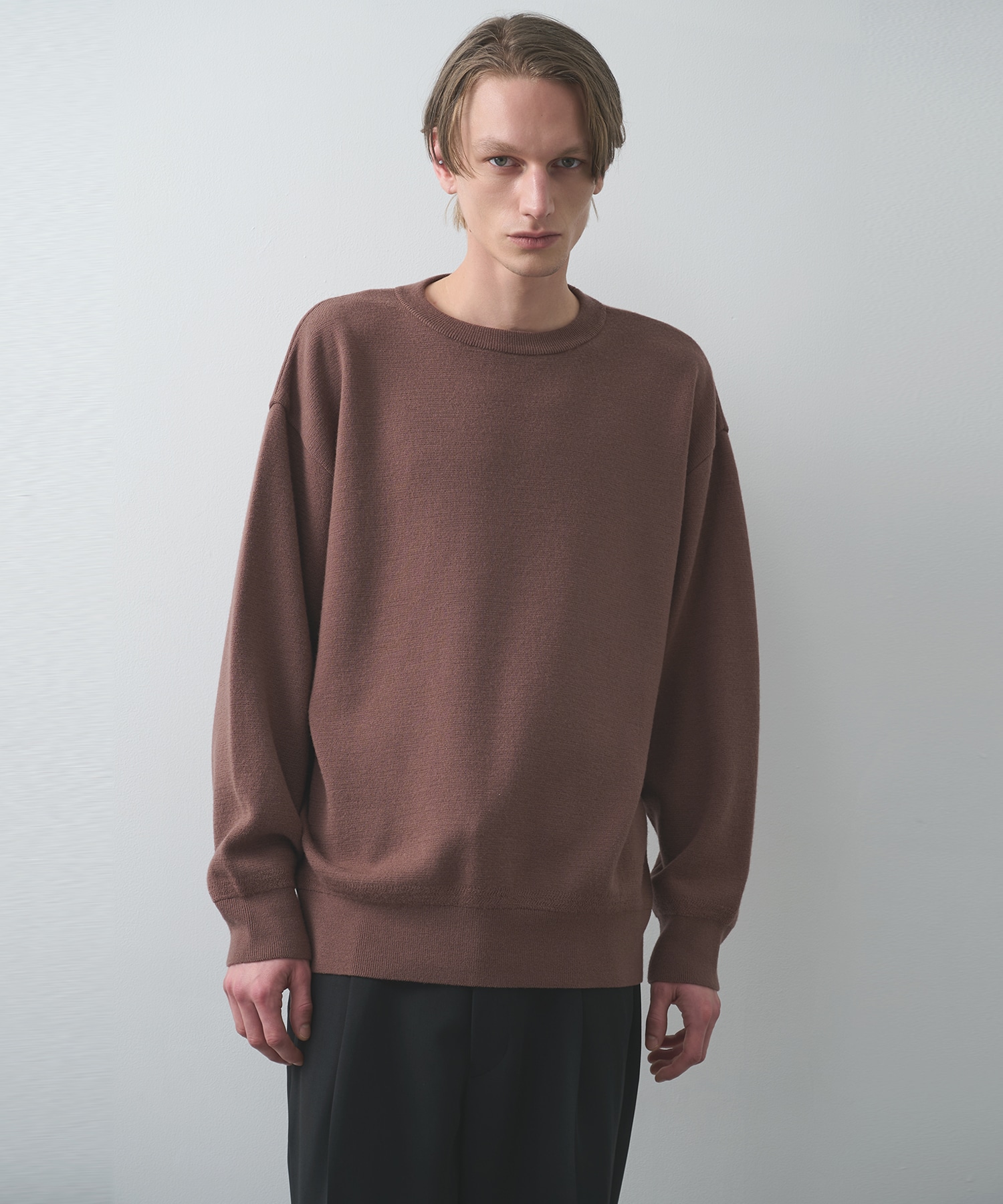 CASHMERE WOOL CREWNECK KNIT