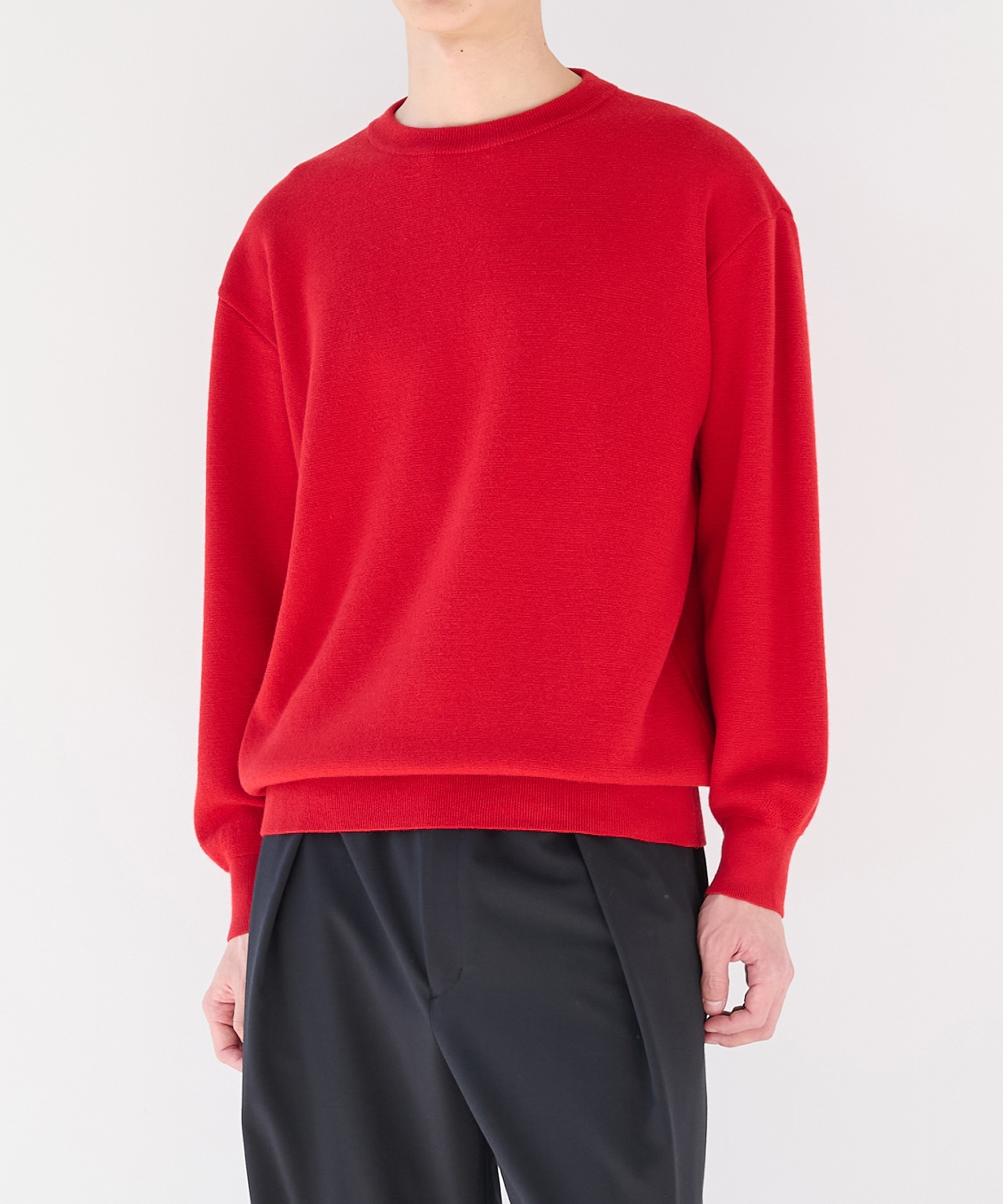 CASHMERE WOOL CREWNECK KNIT