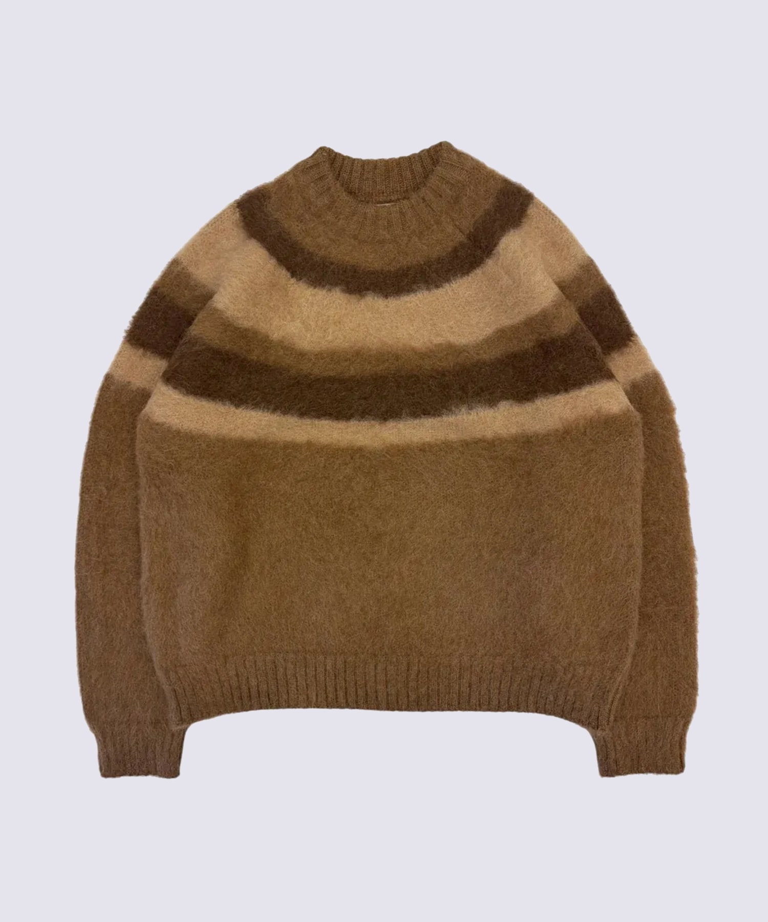 ALPACA BRUSHED STRIPED JUMPER