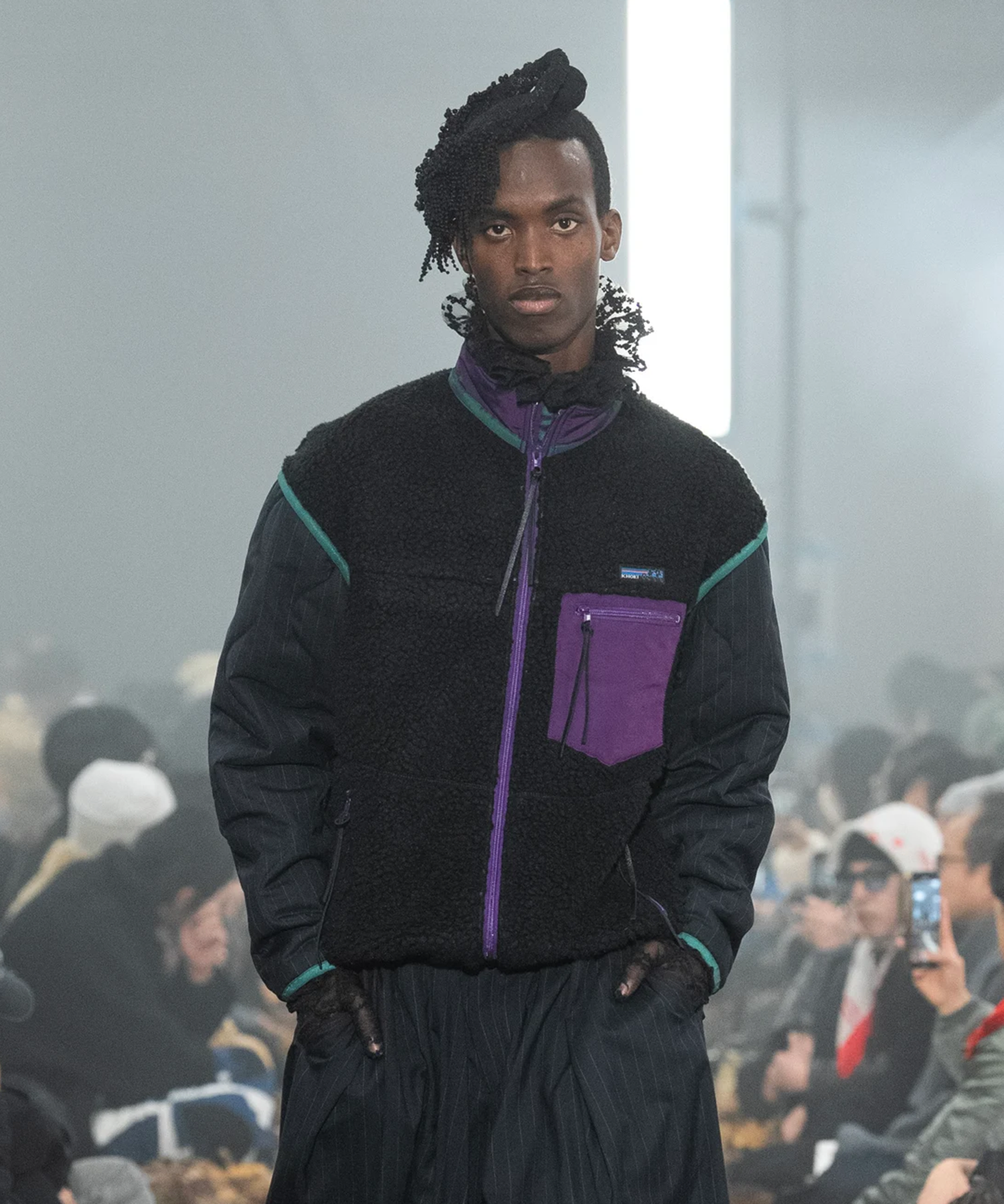 Freece-texture jacket