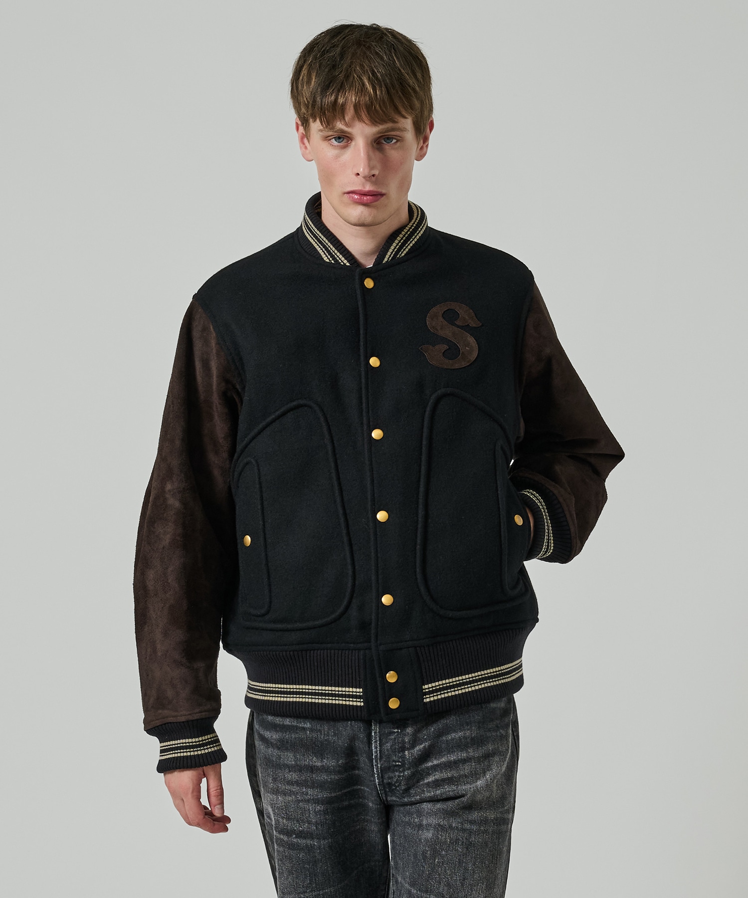 LEATHER STUDIUM JACKET