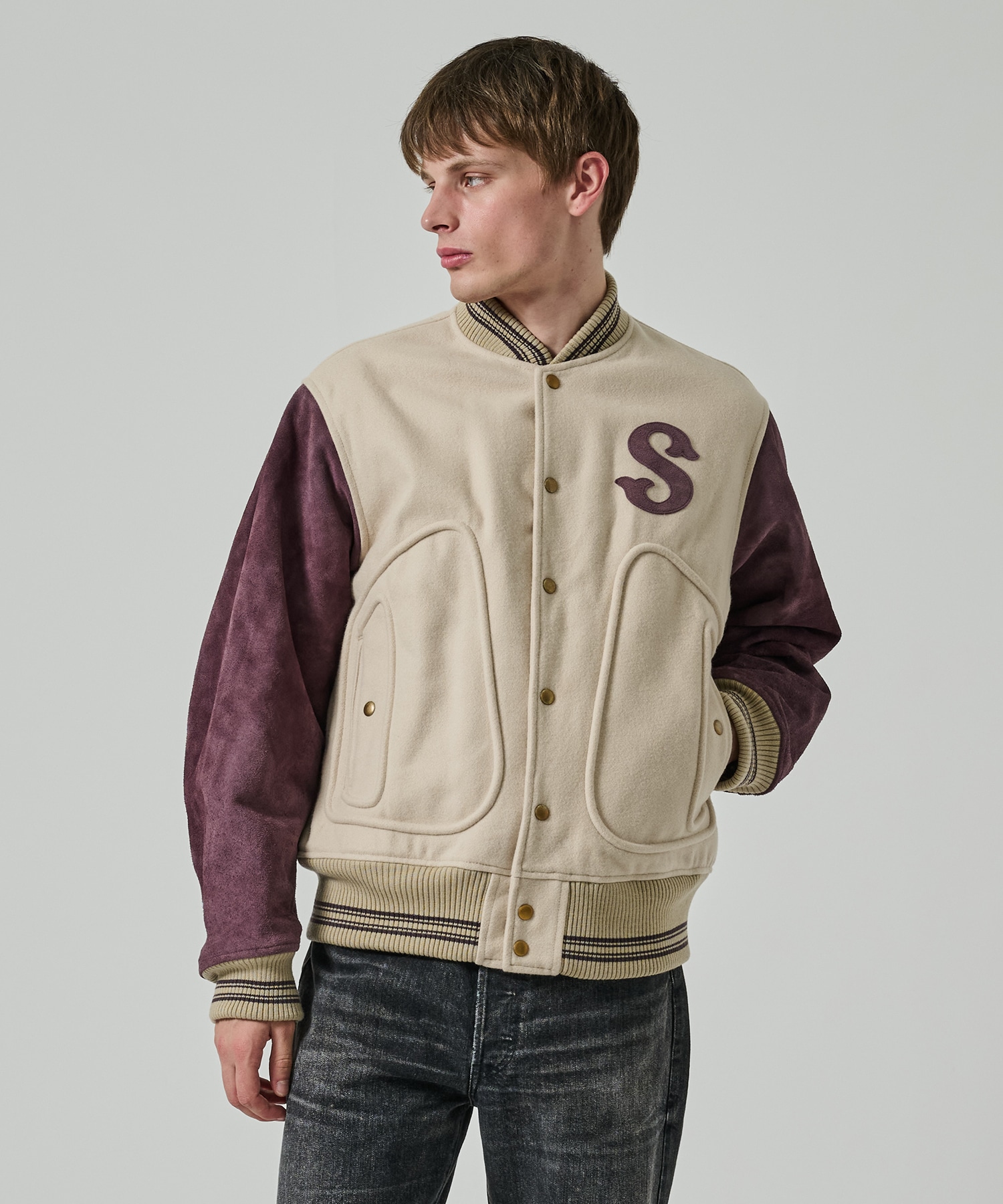 LEATHER STUDIUM JACKET