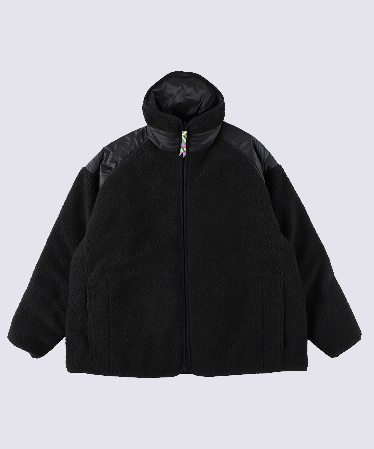 REVERSIBLE FLEECE DOWN JACKET is-ness×TAION