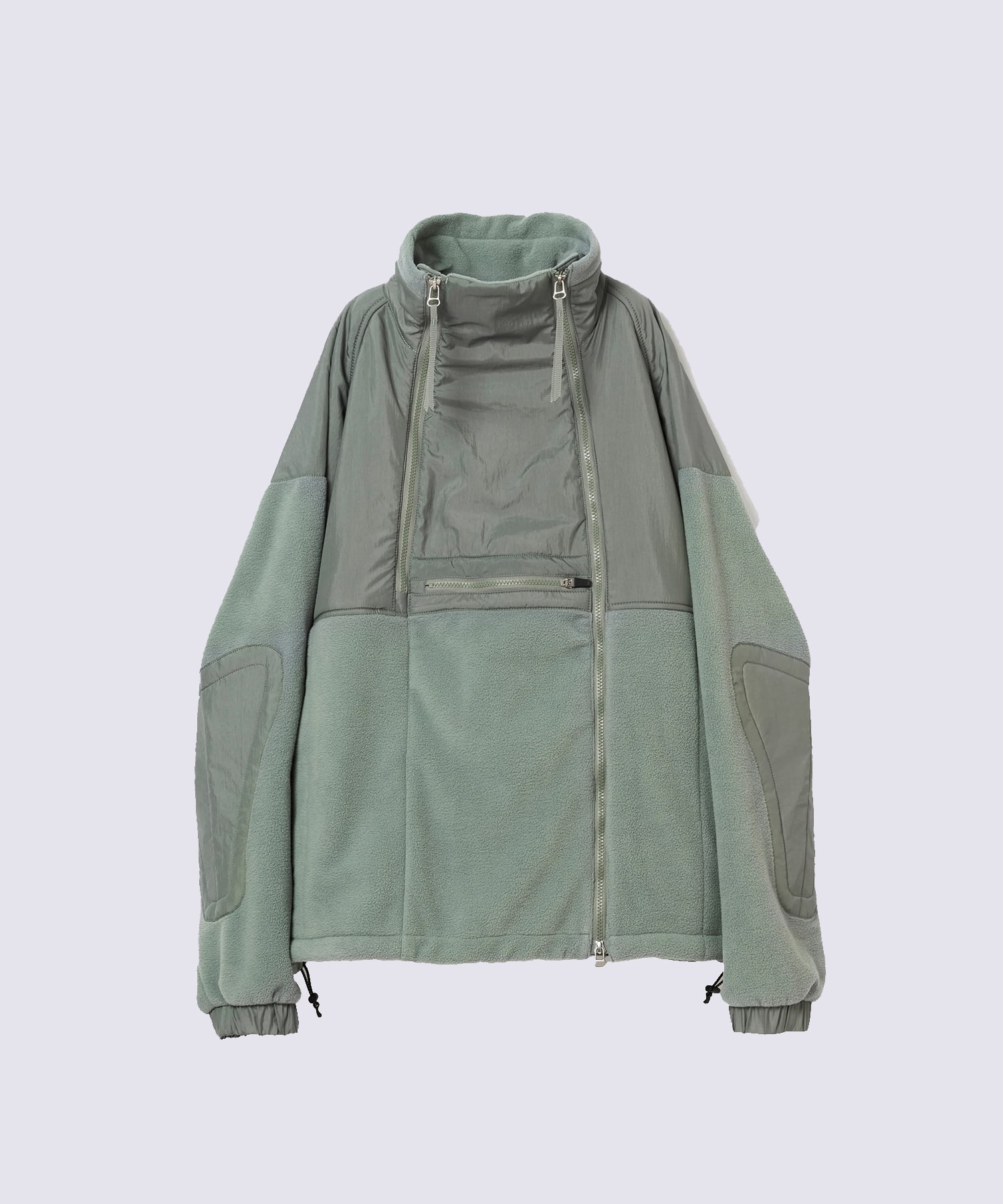 DOUBLE ZIP FLEECE JACKET