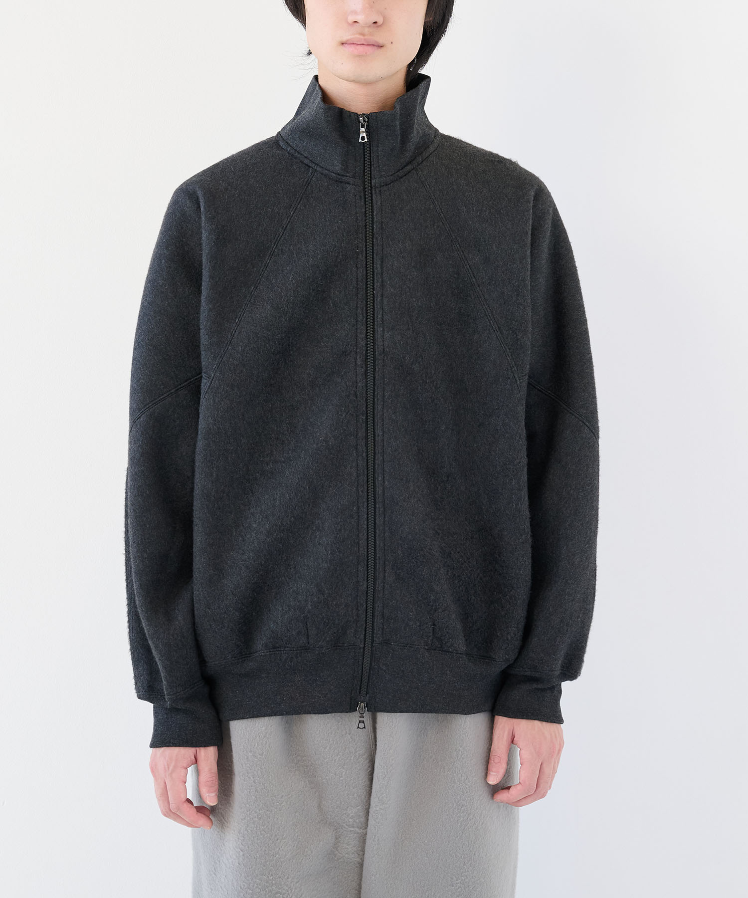 Pe/Silk Fleece Track Jacket