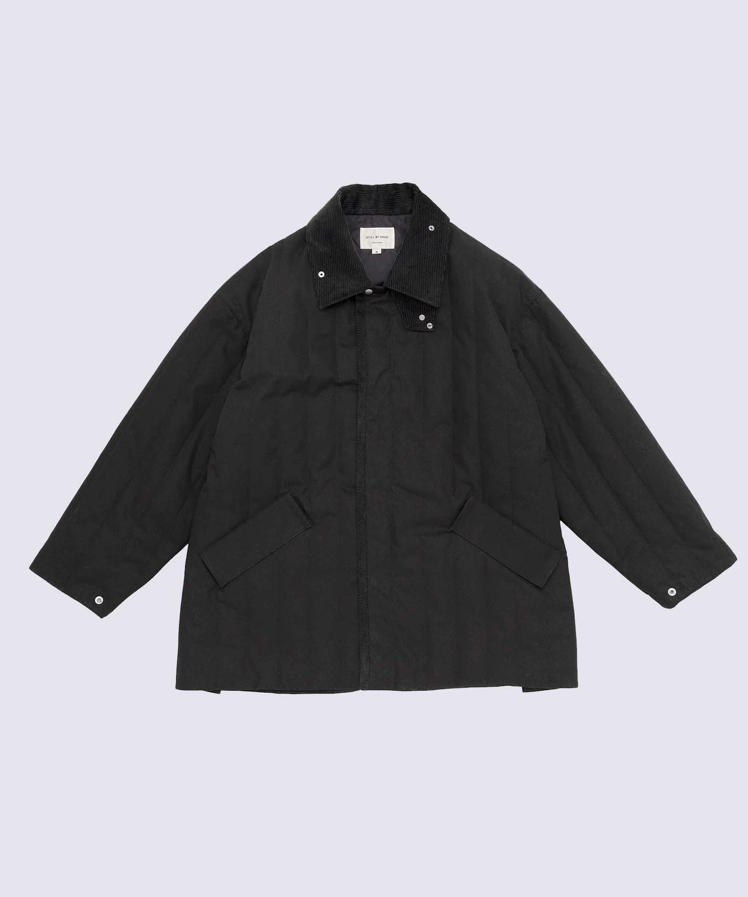 Quilted half coat