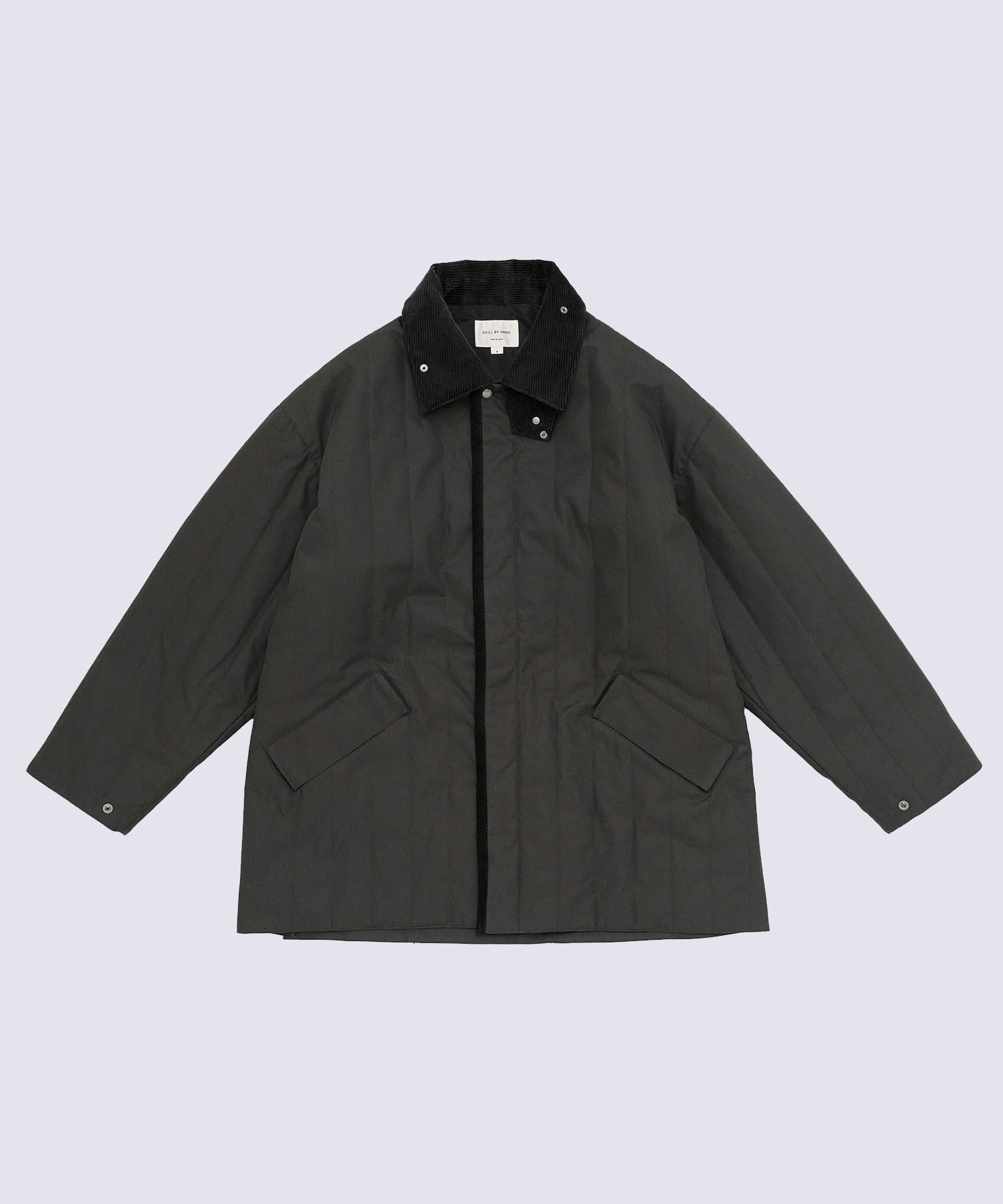 Quilted half coat