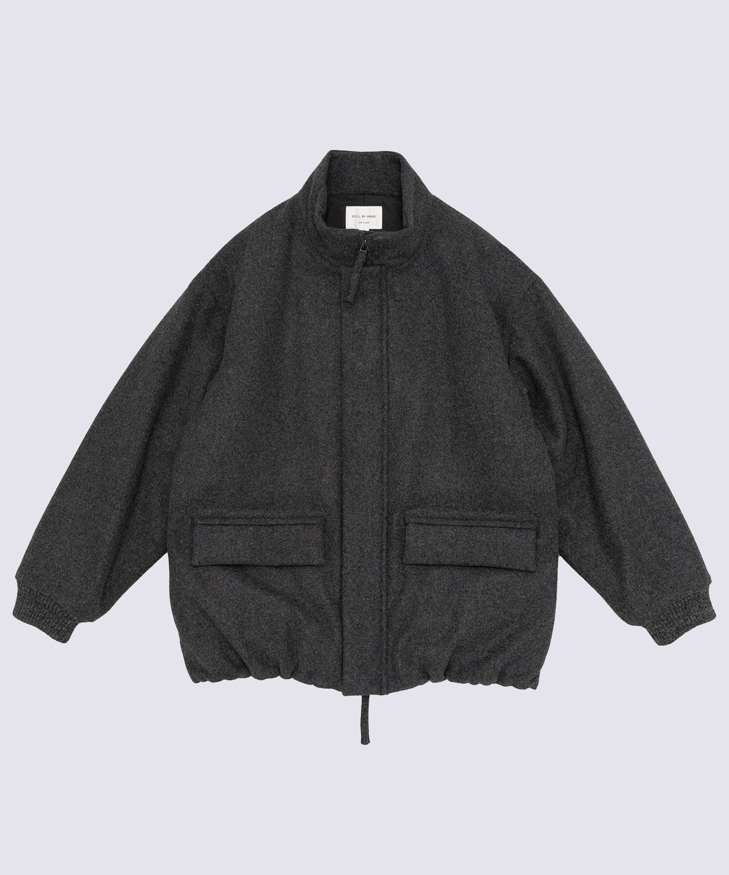 Padded wool blouson