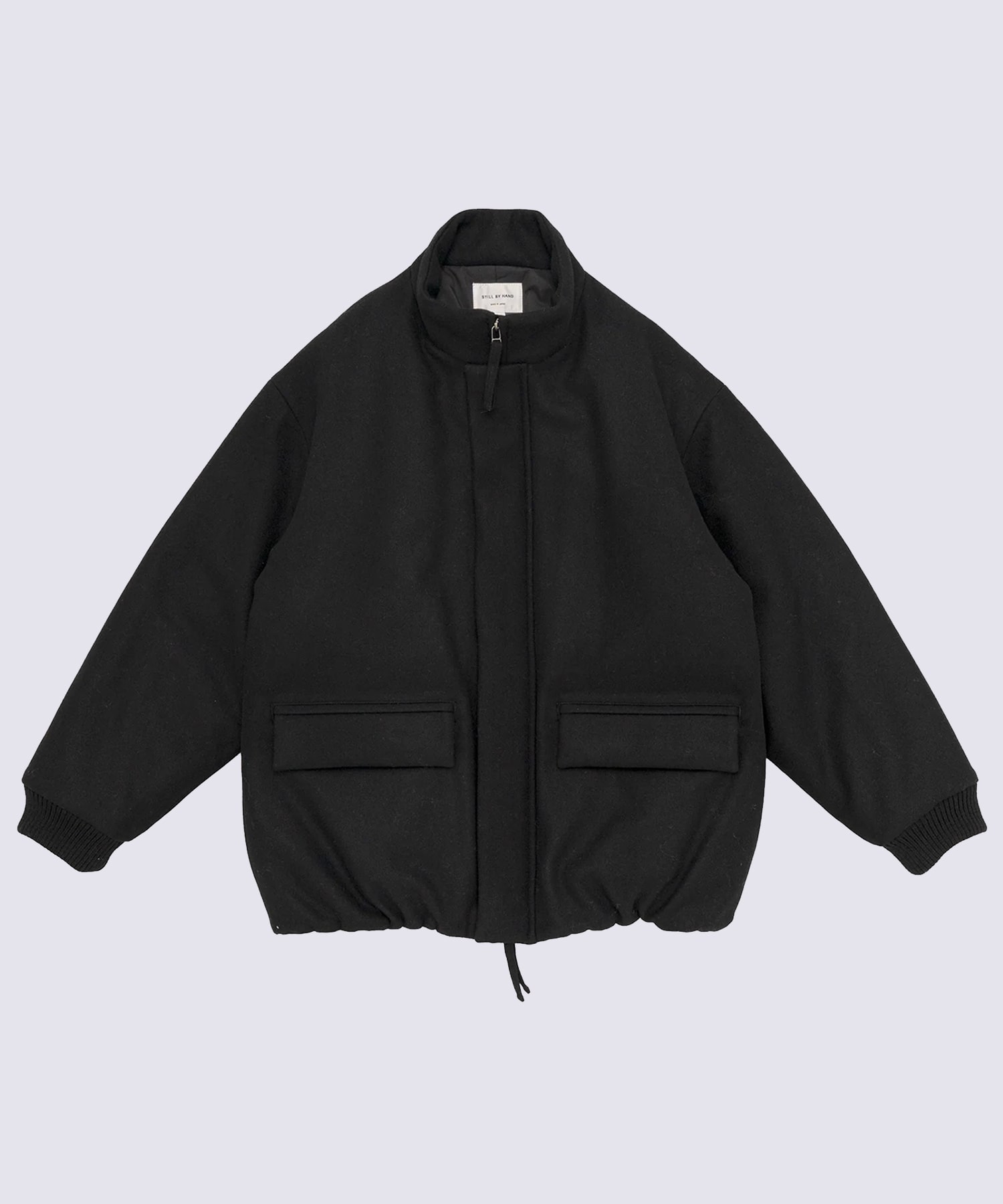 Padded wool blouson