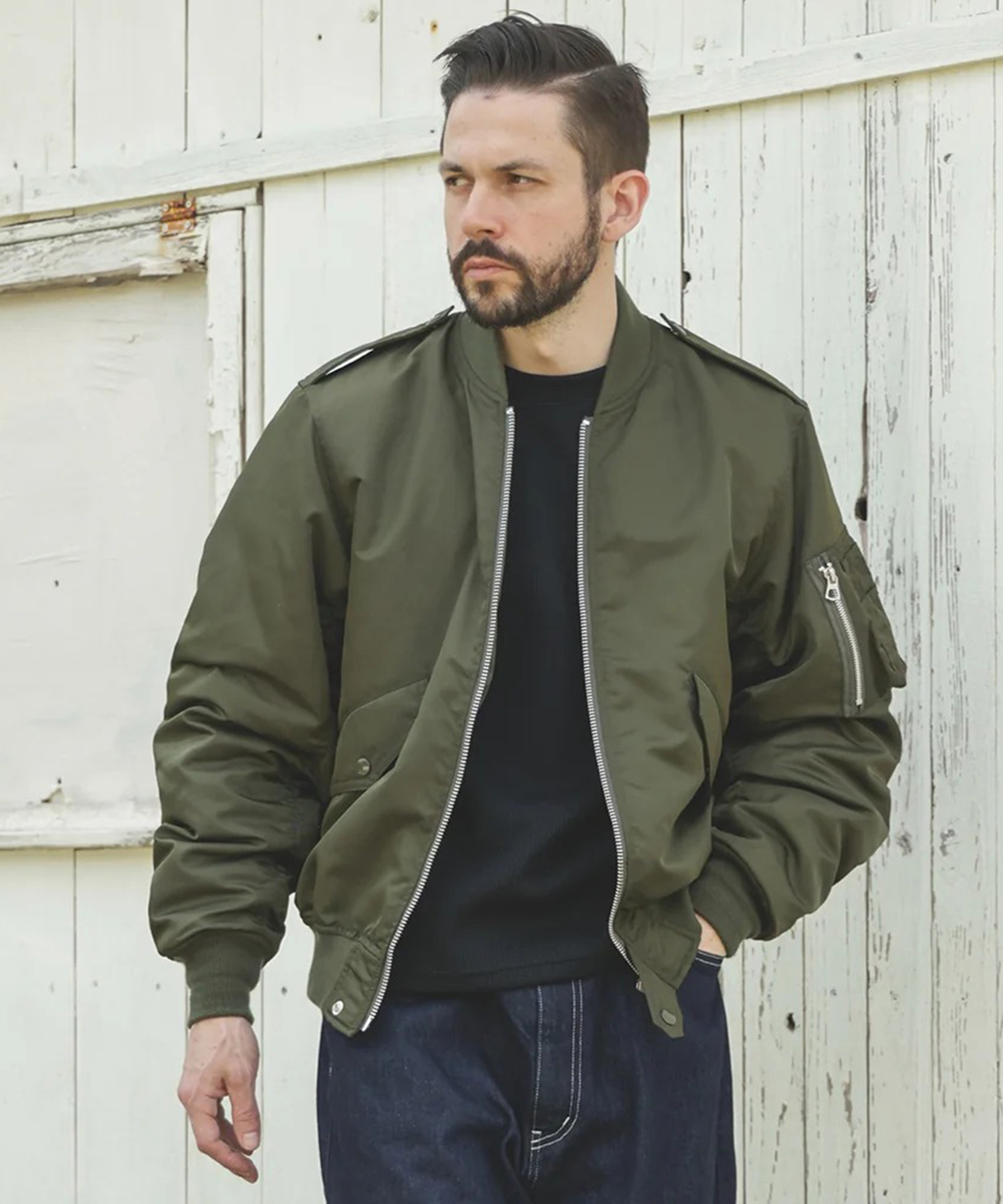 MILITARY NYLON /L-2 FLIGHT JACKET