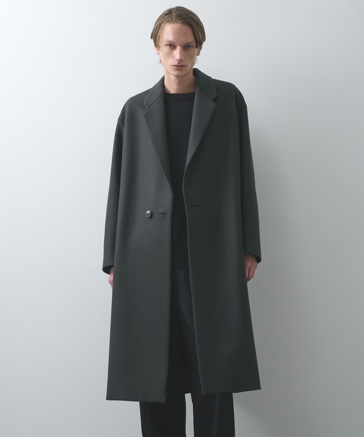 Super140 Wool Melton Over Chester Coat