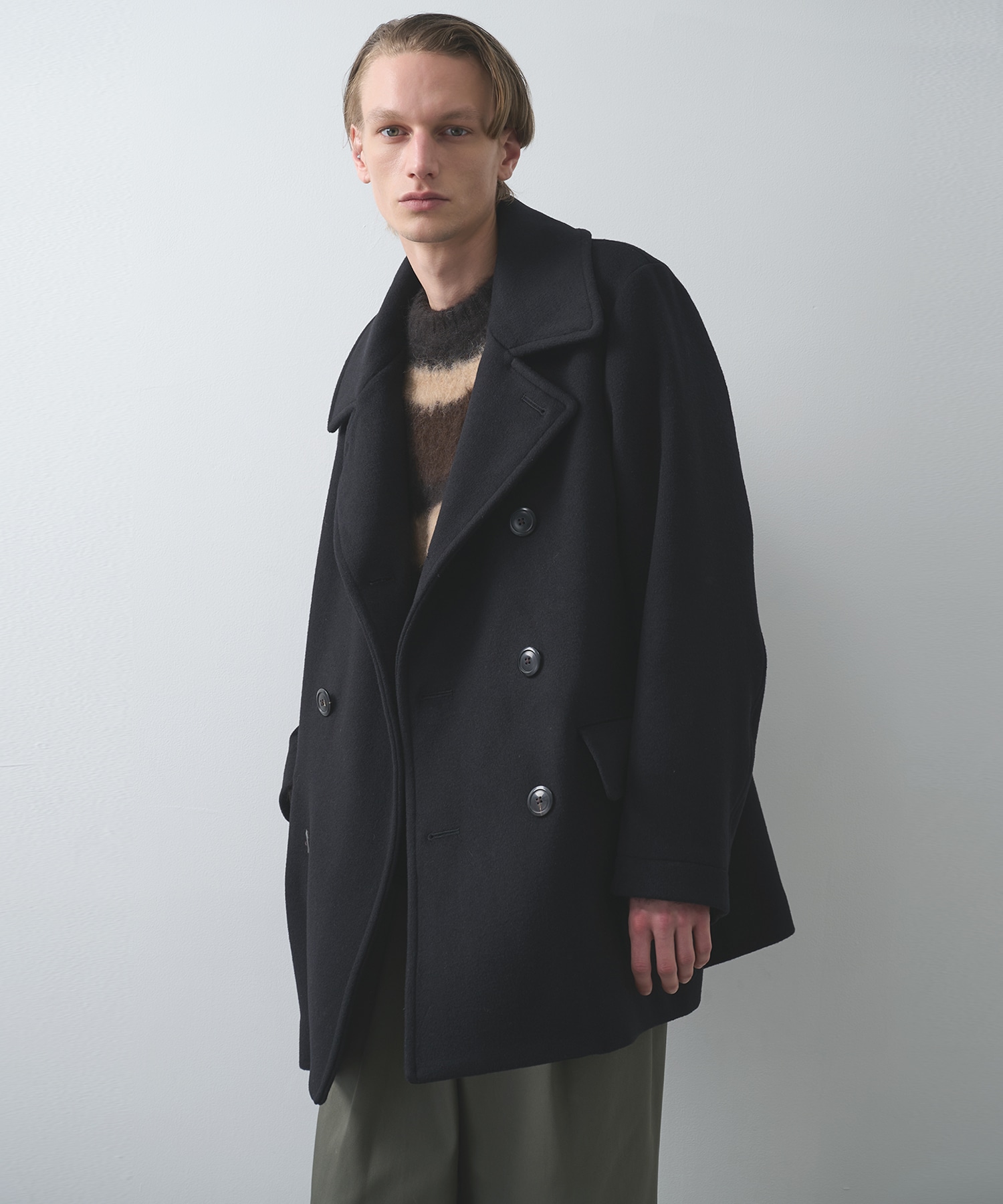 ウールシルクカシミヤビーバー / ブリッジコート