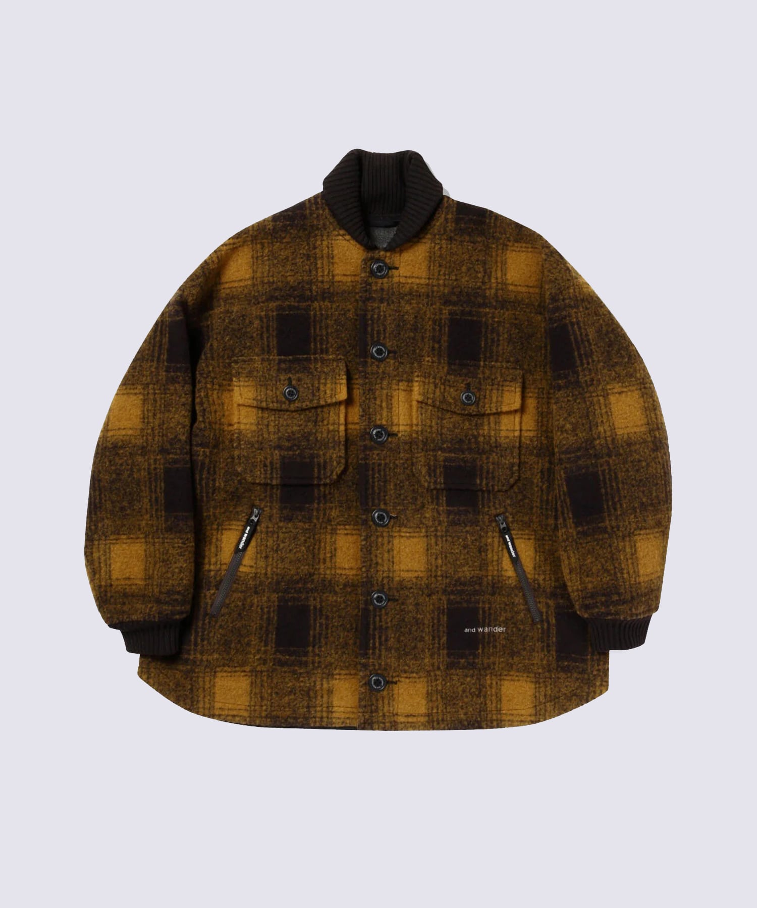 wool shaggy jacket long