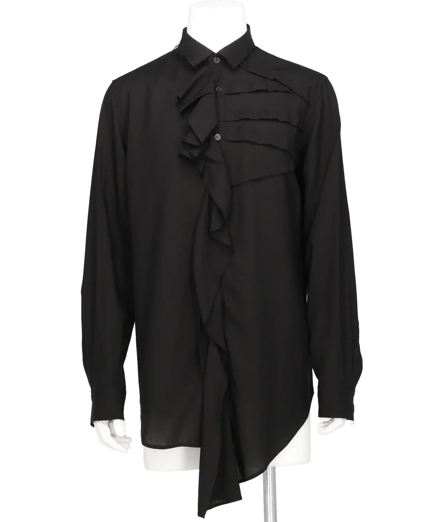 左前タックレーヨンシャツ