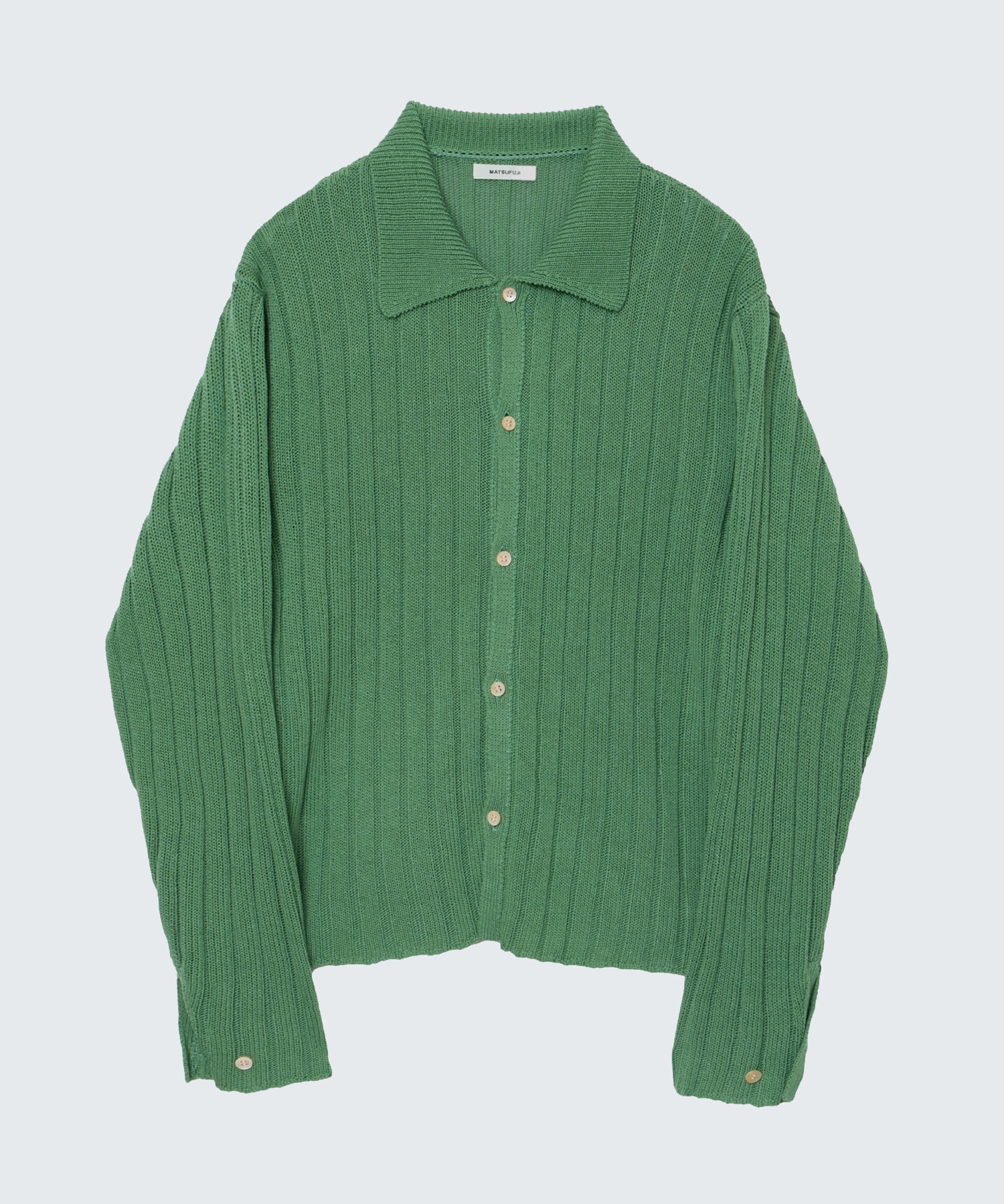 Wide Rib Knit Shirt