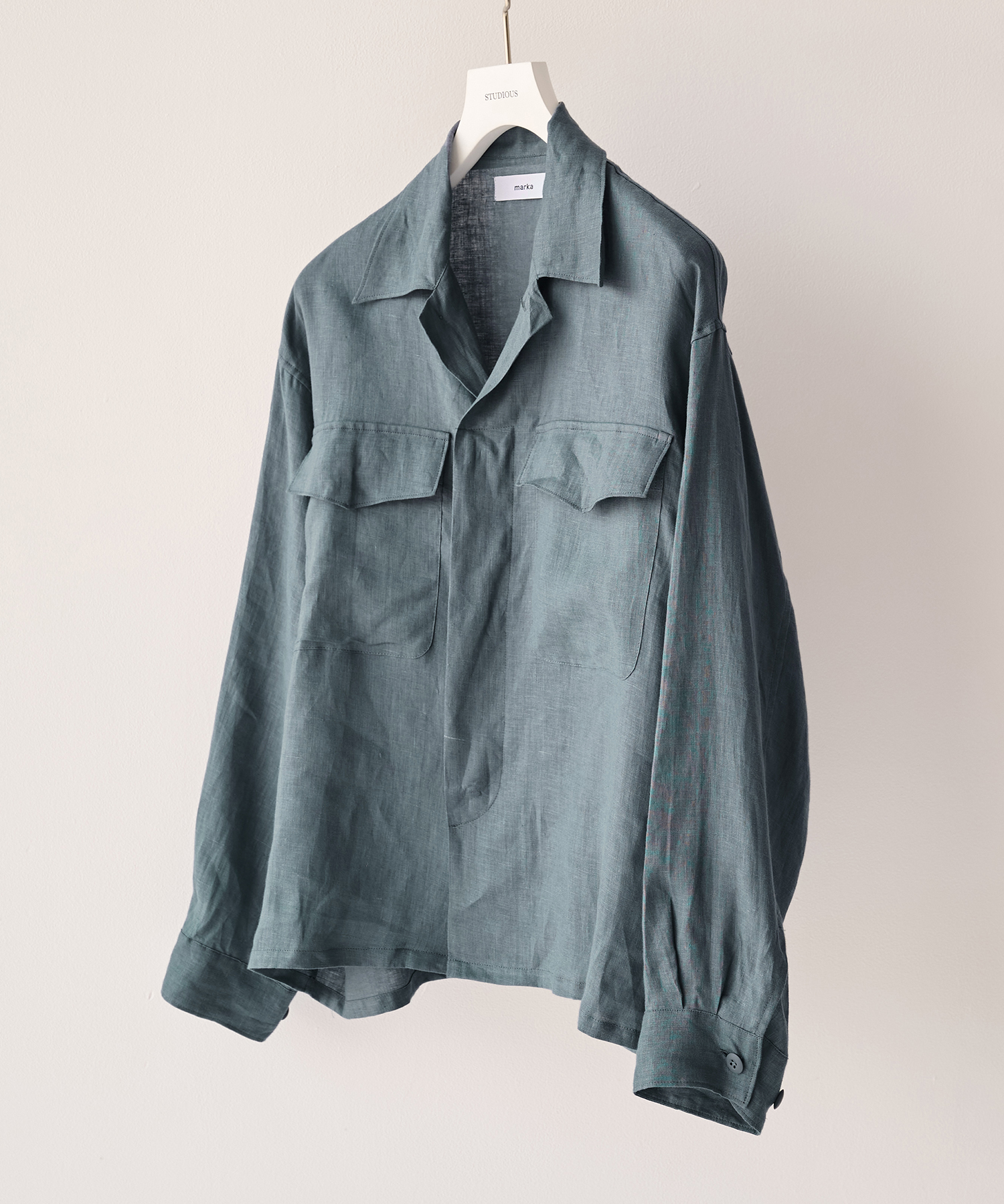 別注 LINEN TROPICAL FATIGUE SHIRT