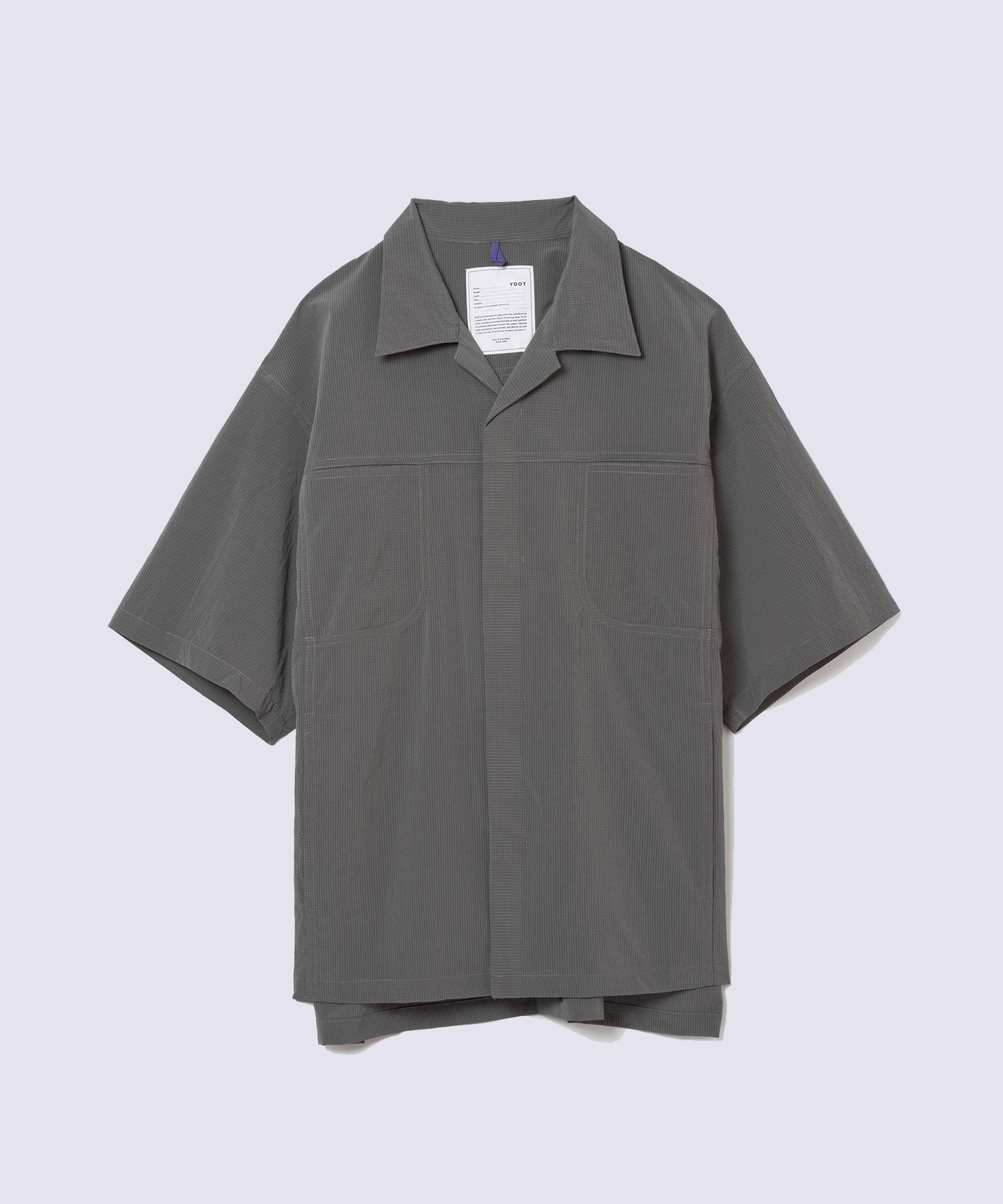AIR VENT OPEN COLLAR S/S SHIRT