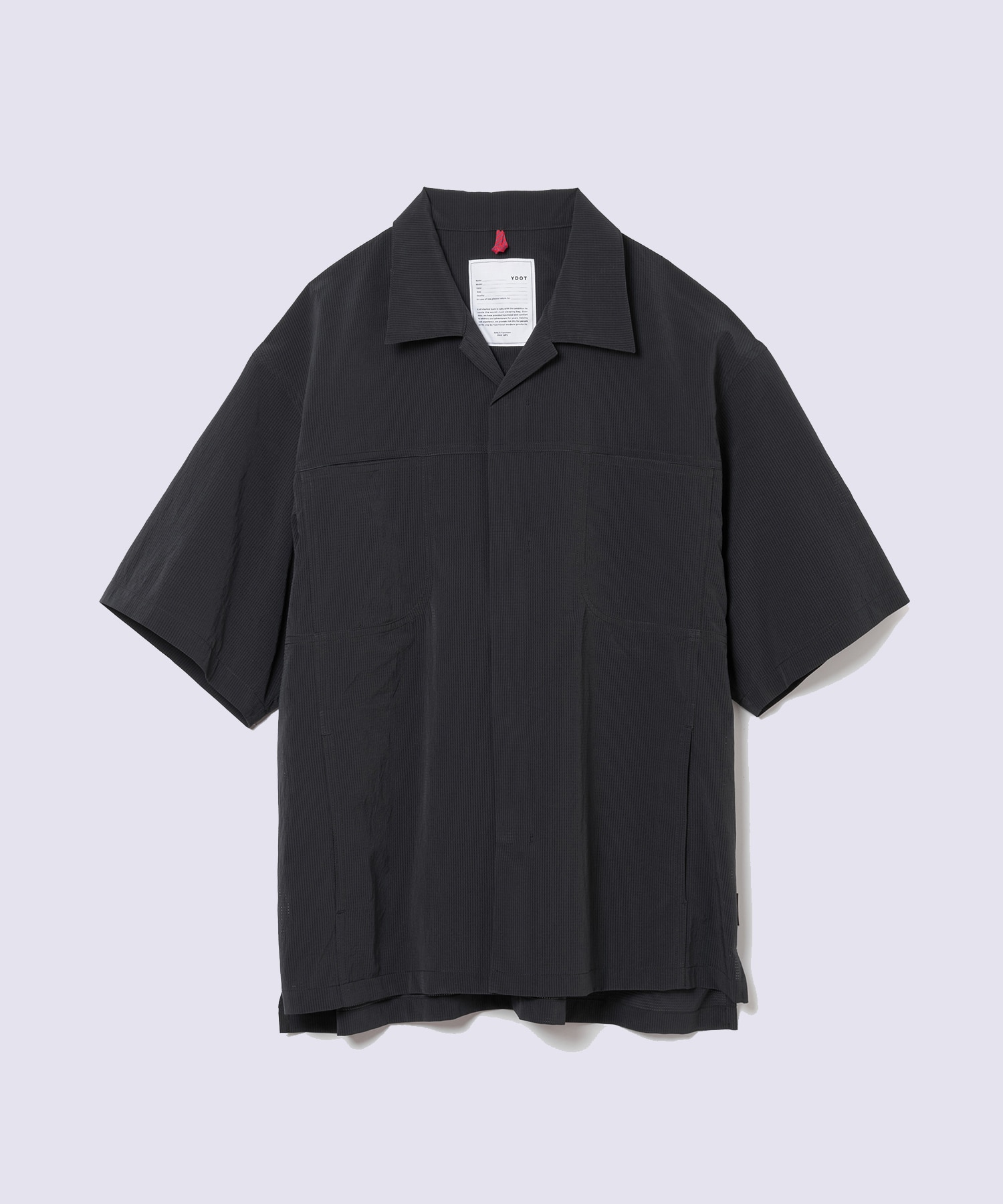 AIR VENT OPEN COLLAR S/S SHIRT