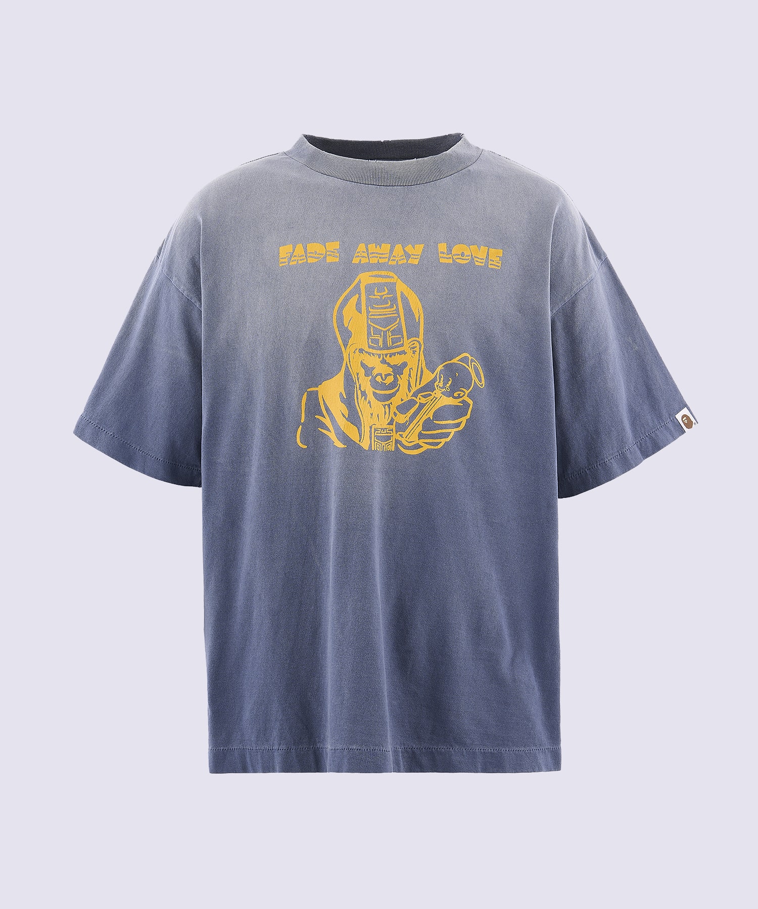 SM-MK8-0000-C50/BAPE_SS T-SHIRT/FADE AWAY LV/NV