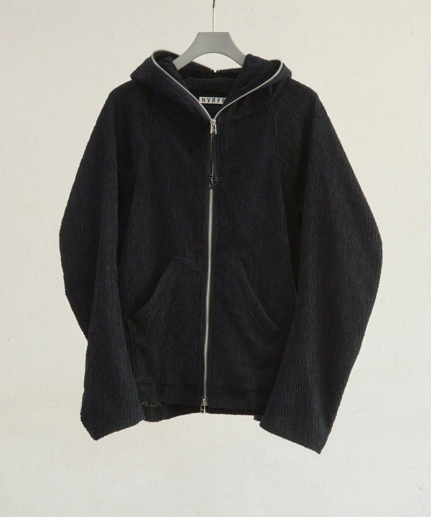 SEMI SHEER FULL ZIP UP HOODIE