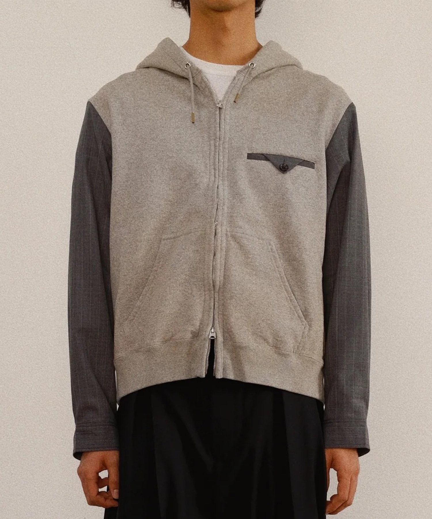 Combination Zip Hoodie