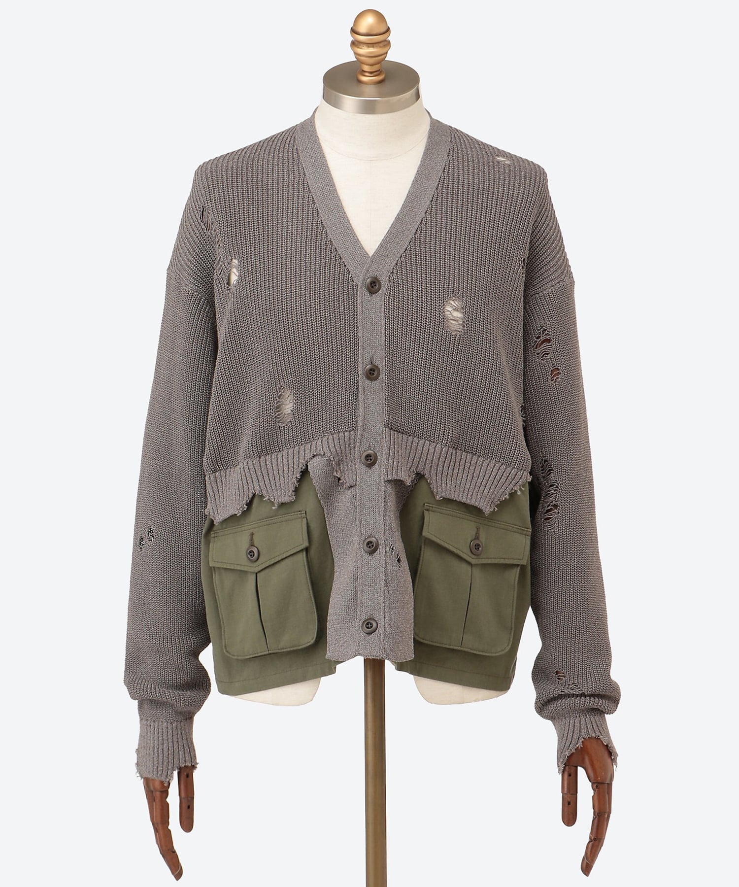 Destroyed Knit Cardigan