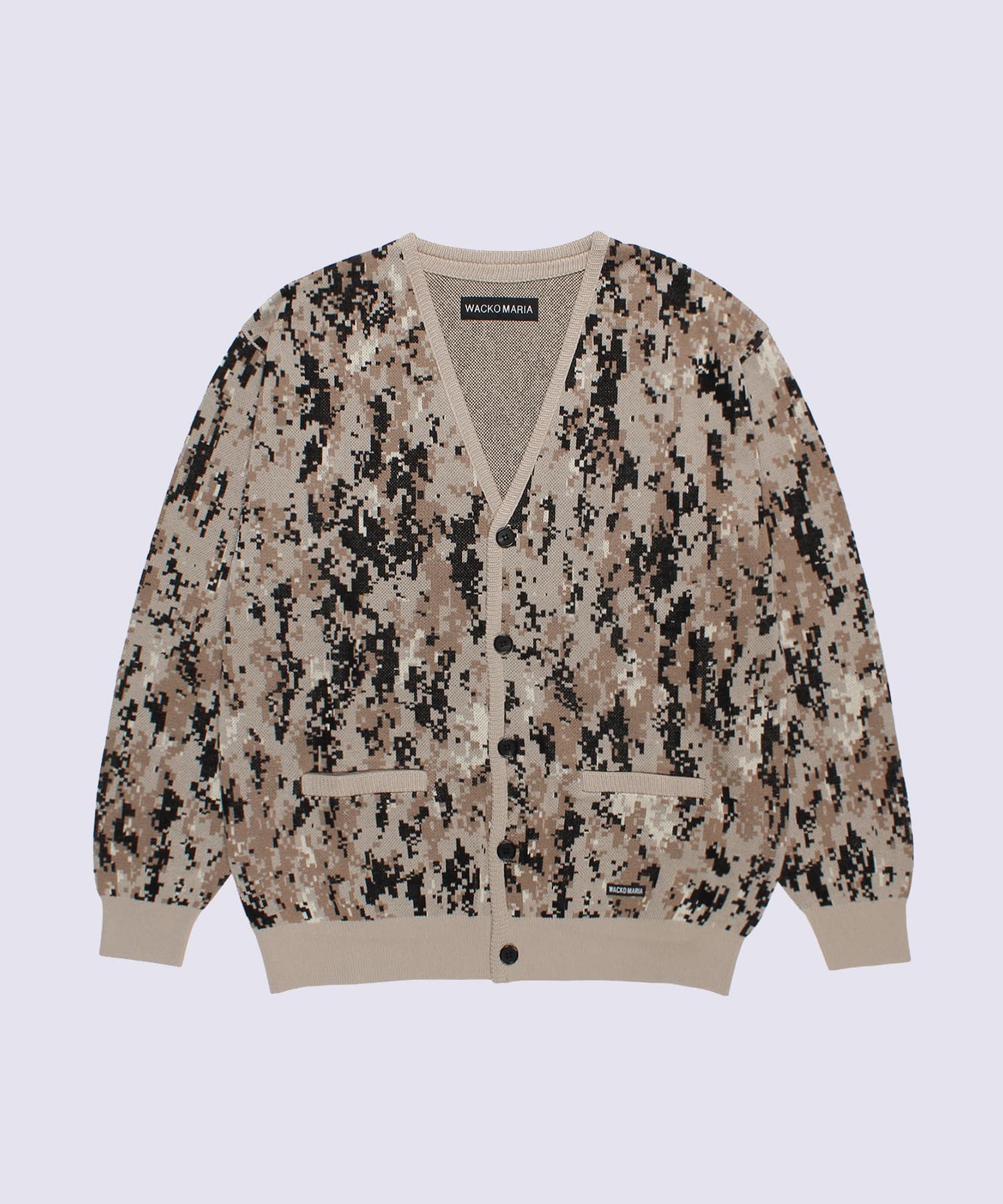 DIGITALCAMO JACQUARD CARDIGAN