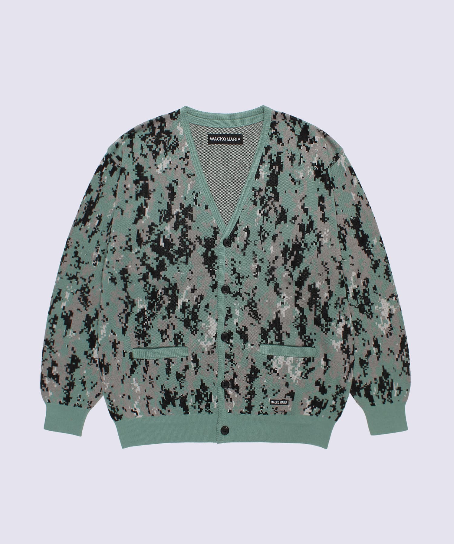 DIGITALCAMO JACQUARD CARDIGAN
