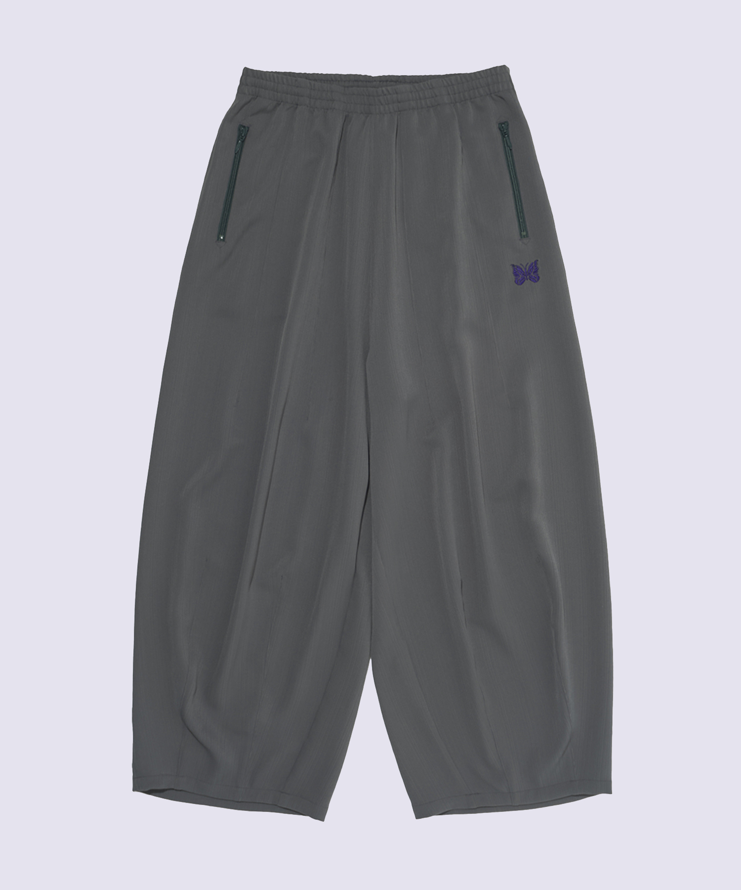 別注 Papillon Emb. H.D. Track Pant - Art Pique Pleats