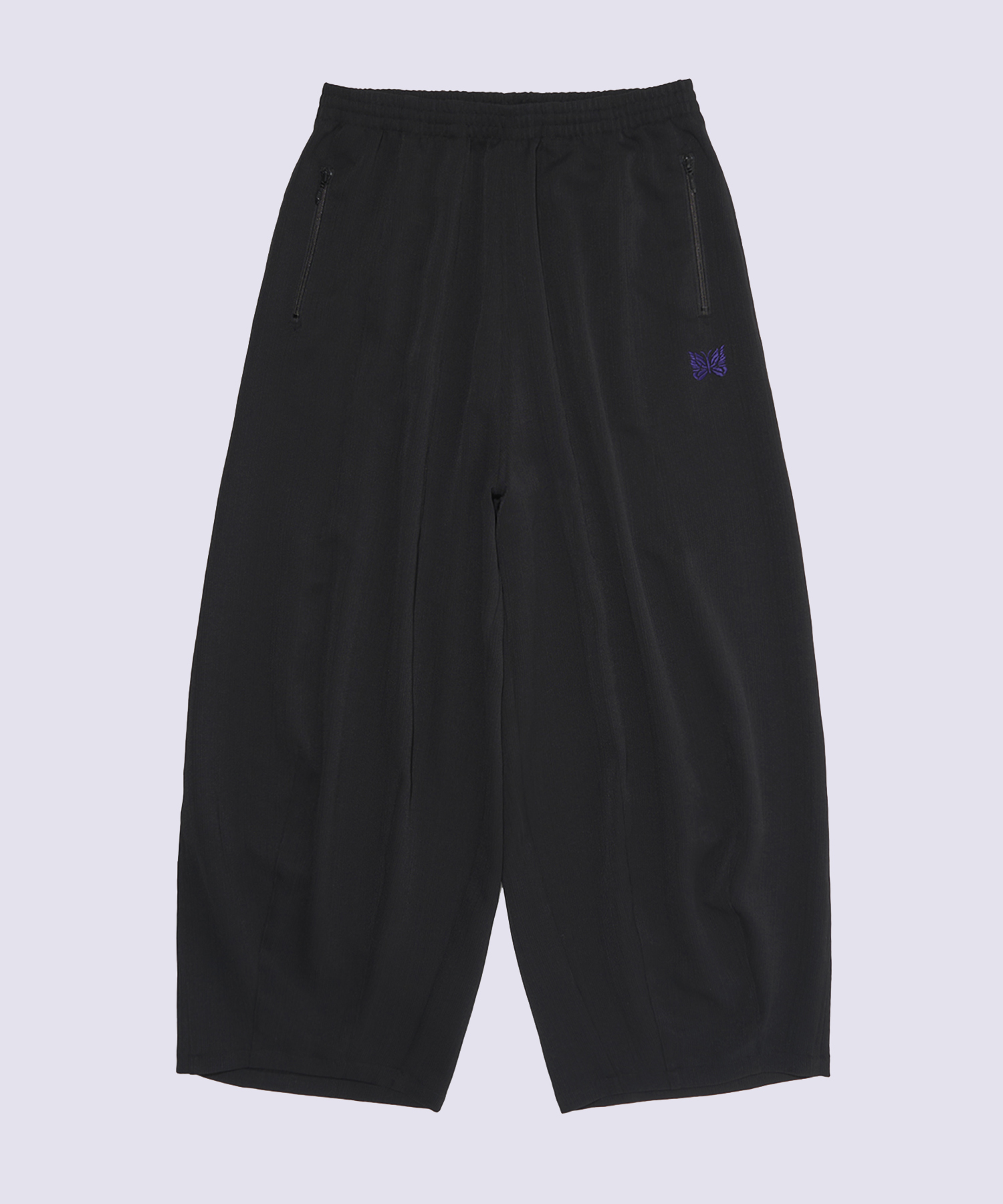 別注 Papillon Emb. H.D. Track Pant - Art Pique Pleats