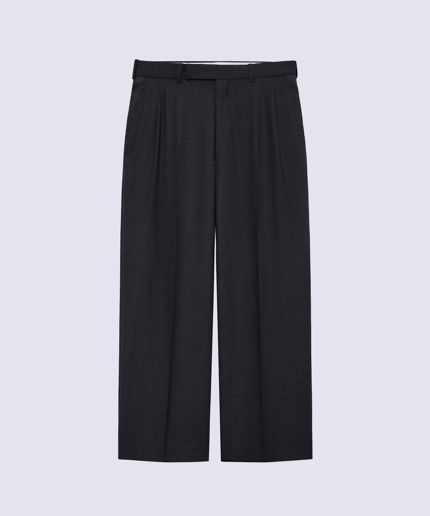 ONE TUCK WIDE TROUSERS