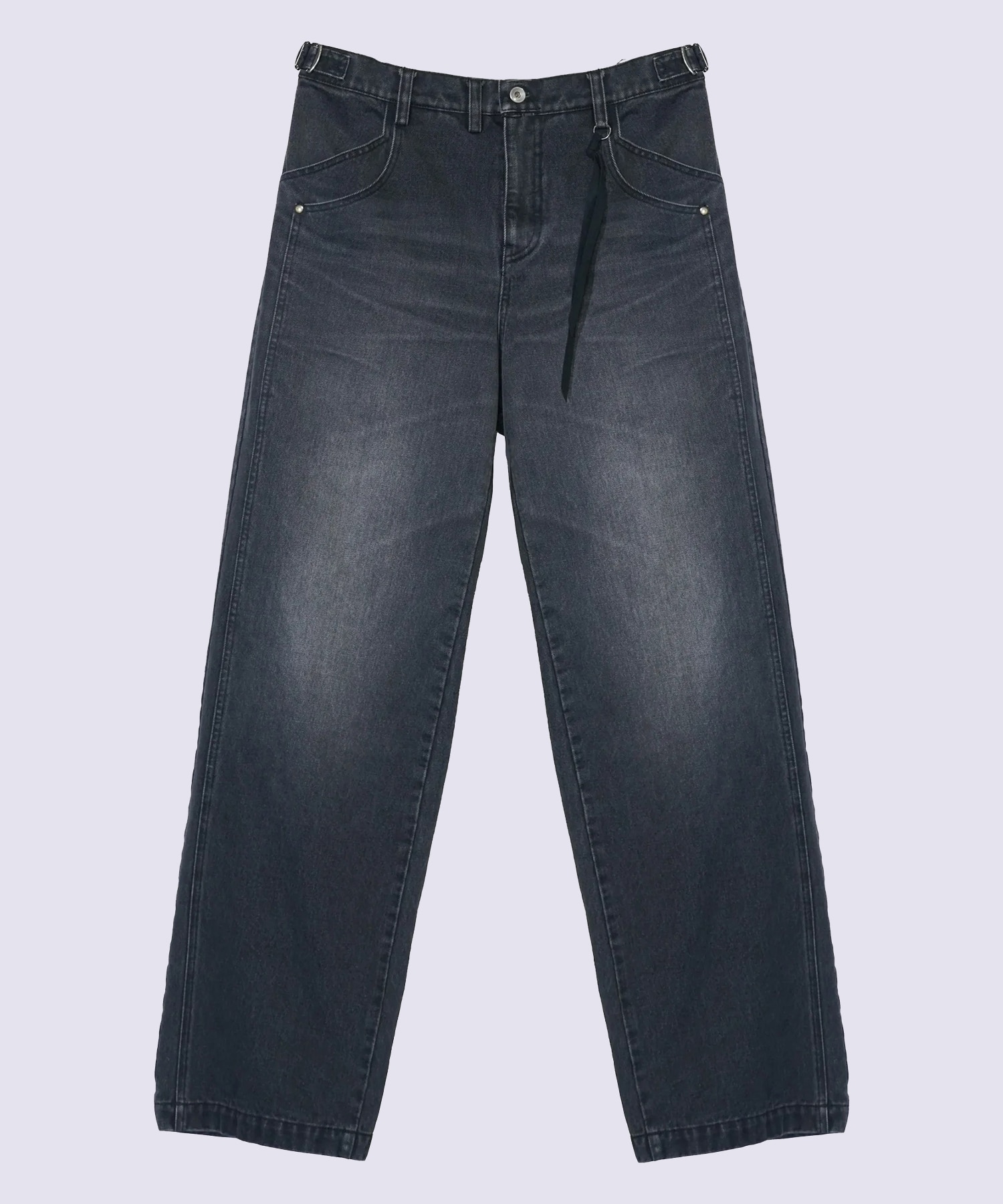 DOUBLE KNEE DENIM PANTS