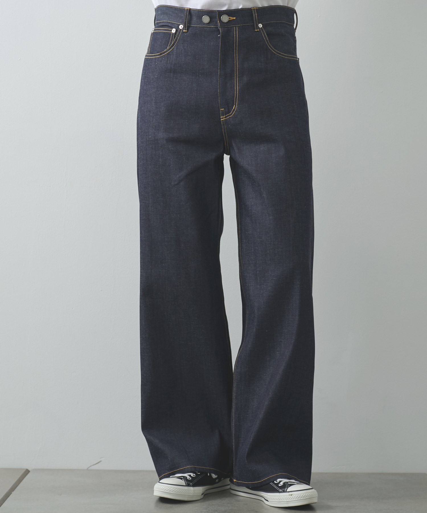 RIGID LIGHT OZ DENIME BAGGY PANTS