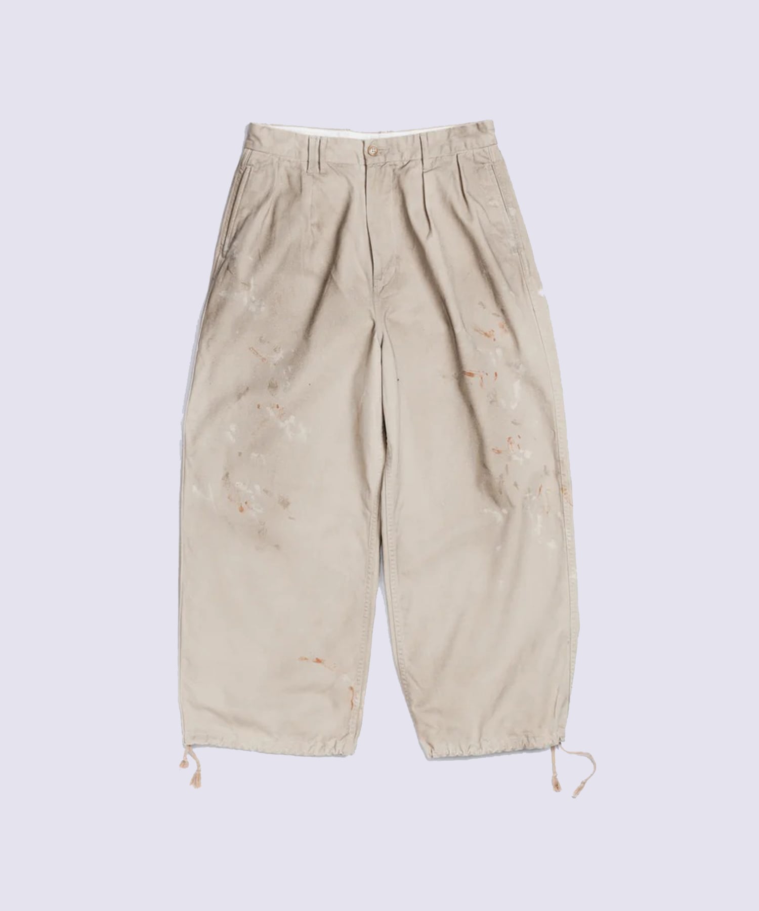DIRTWORK WIDE CHINO TROUSERS