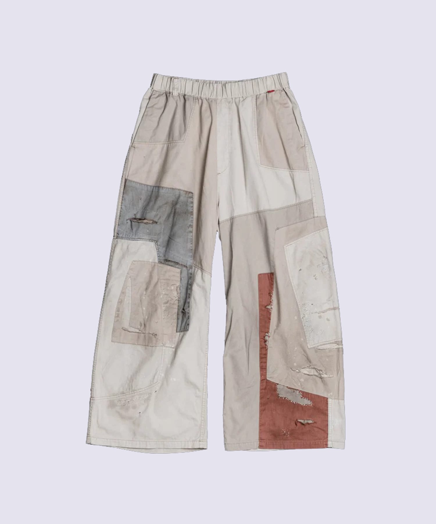 REMAKED MIX PANEL WIDE EASY PANTS