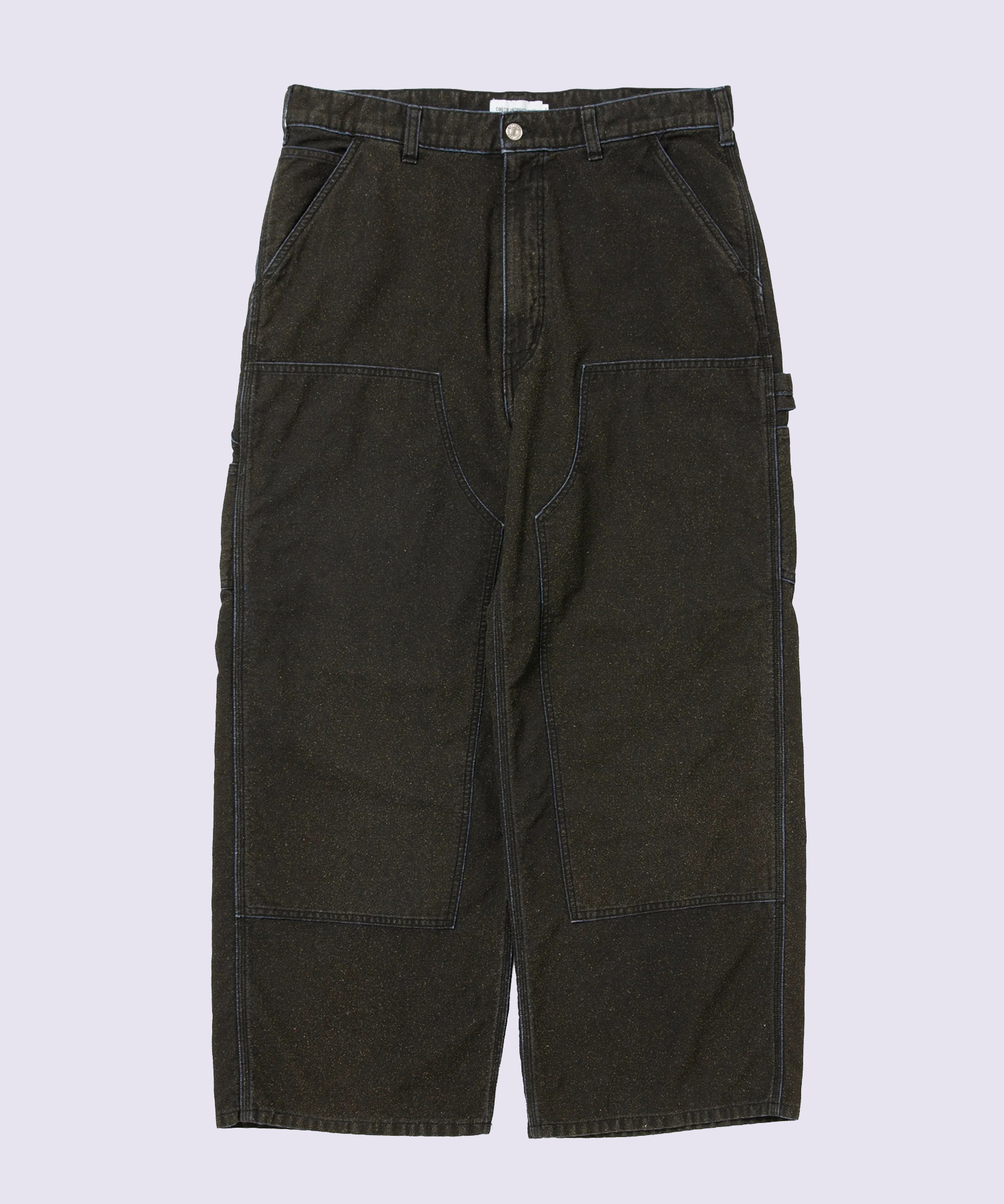 Grainy Denim Double Knee Painter Pants