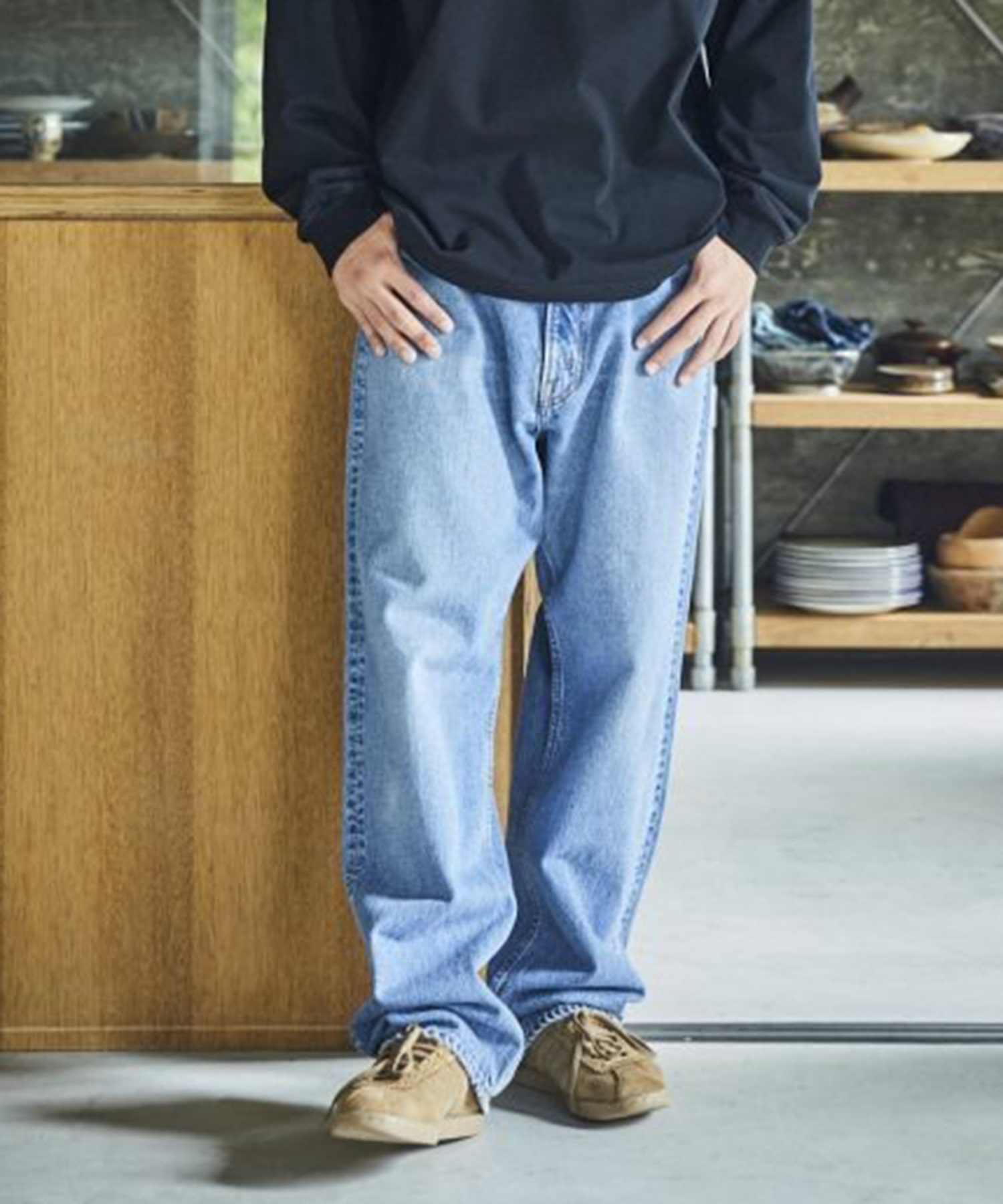 101 DADS FIT DENIM PANTS