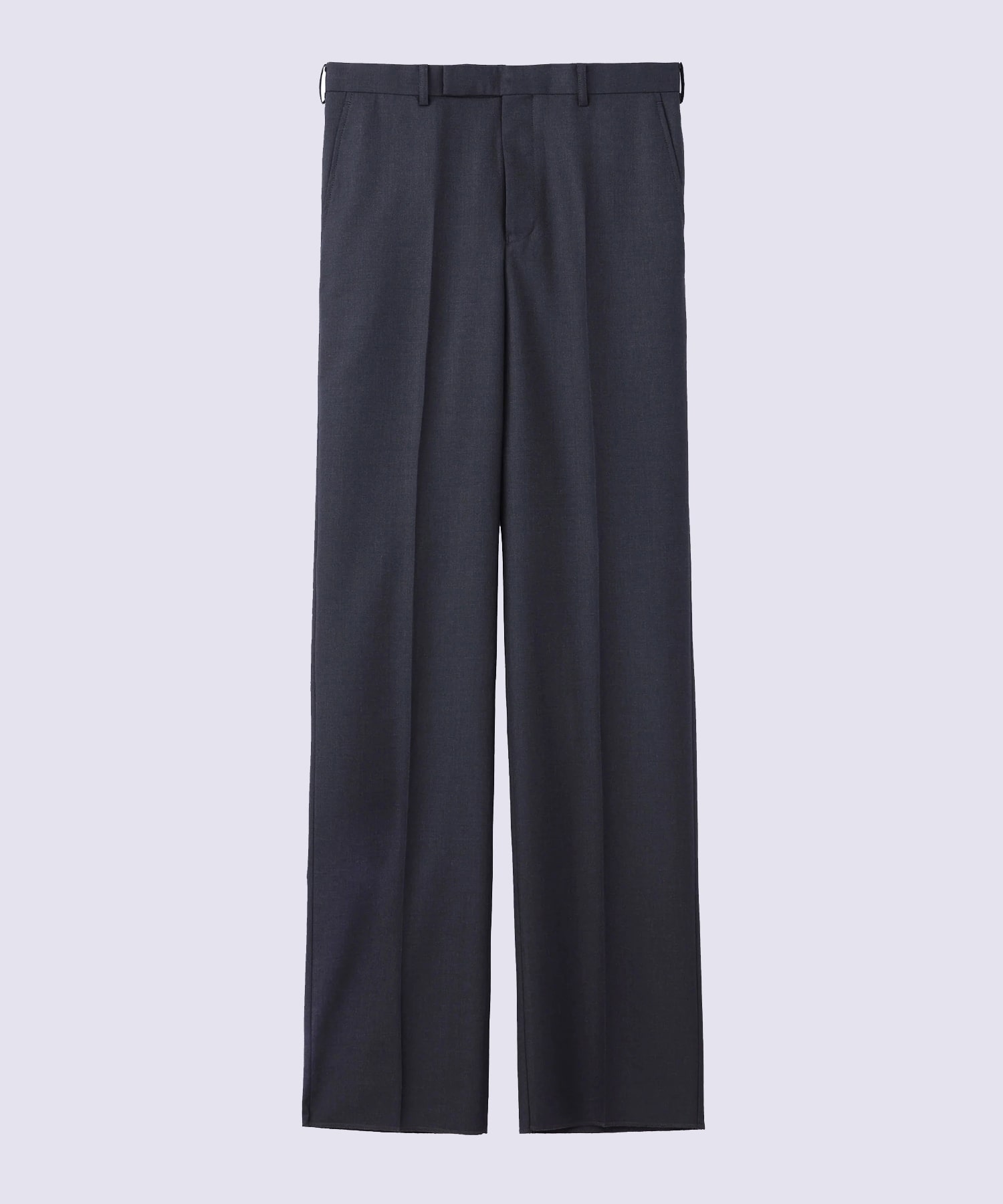 WOOL STRAIGHT TROUSERS