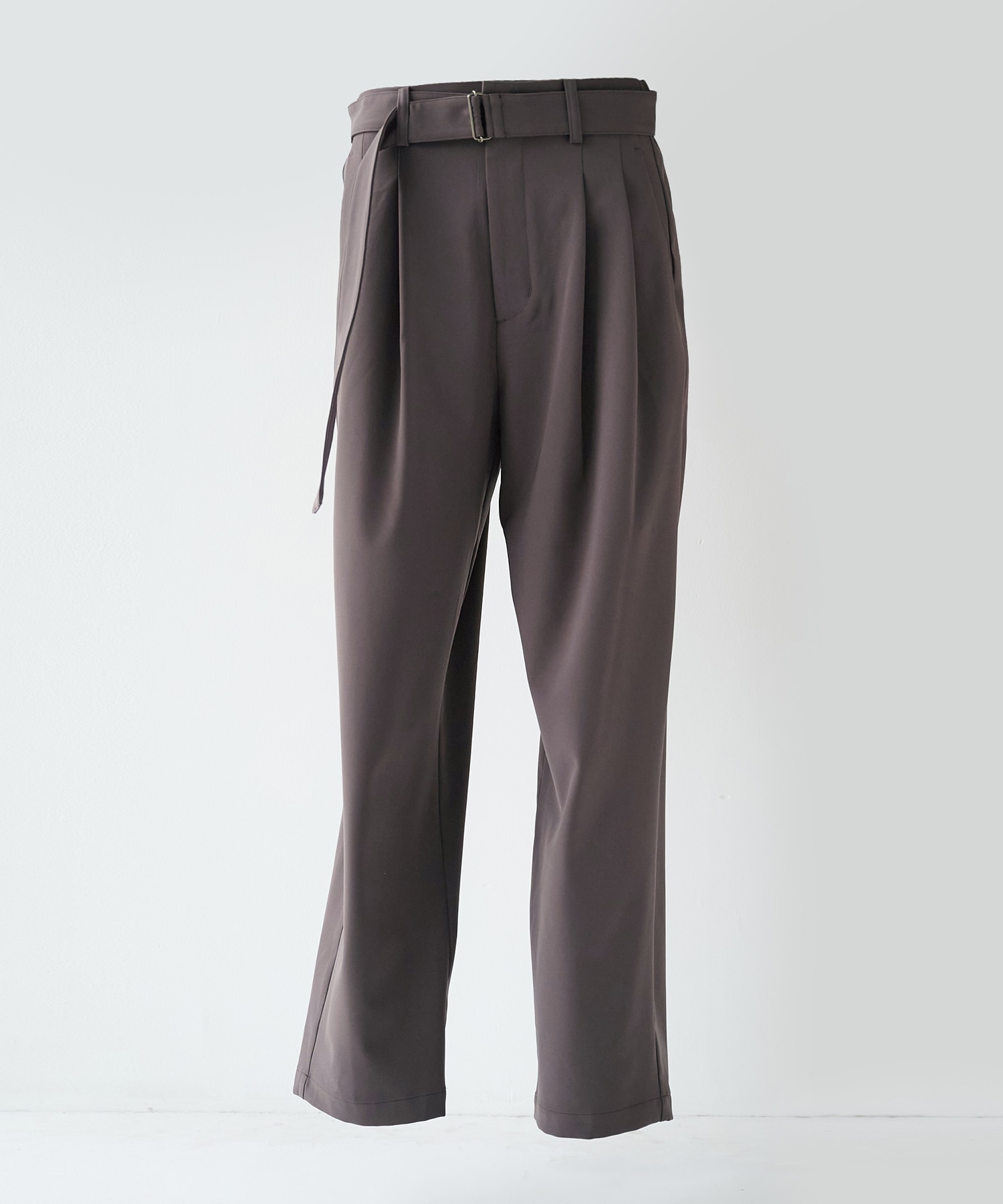 別注 BELTED WIDE TAPERD TROUSERS