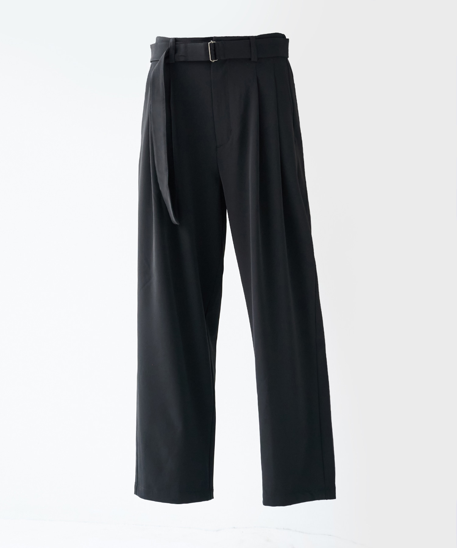 別注 BELTED WIDE TAPERD TROUSERS