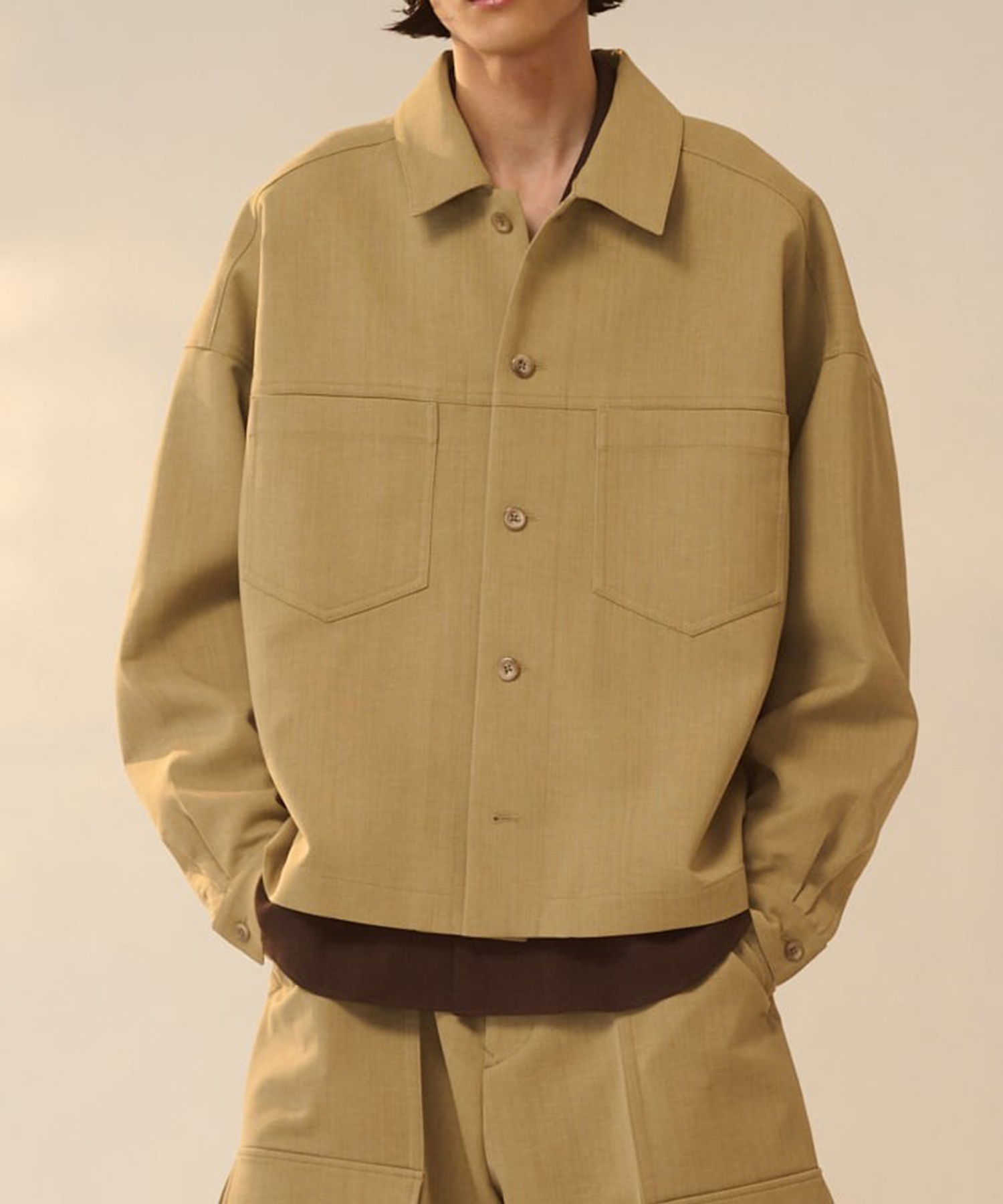 Cropped BOX Blouson