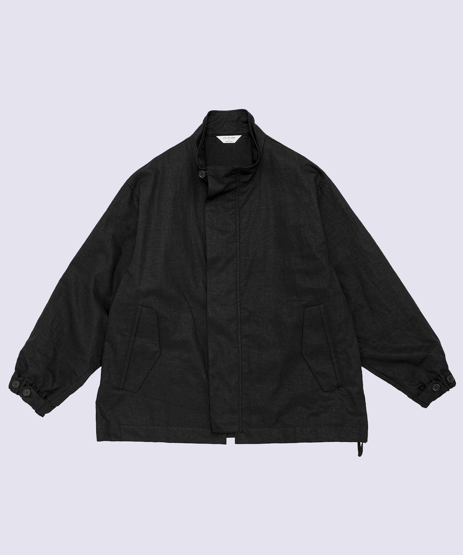 Stand collar blouson