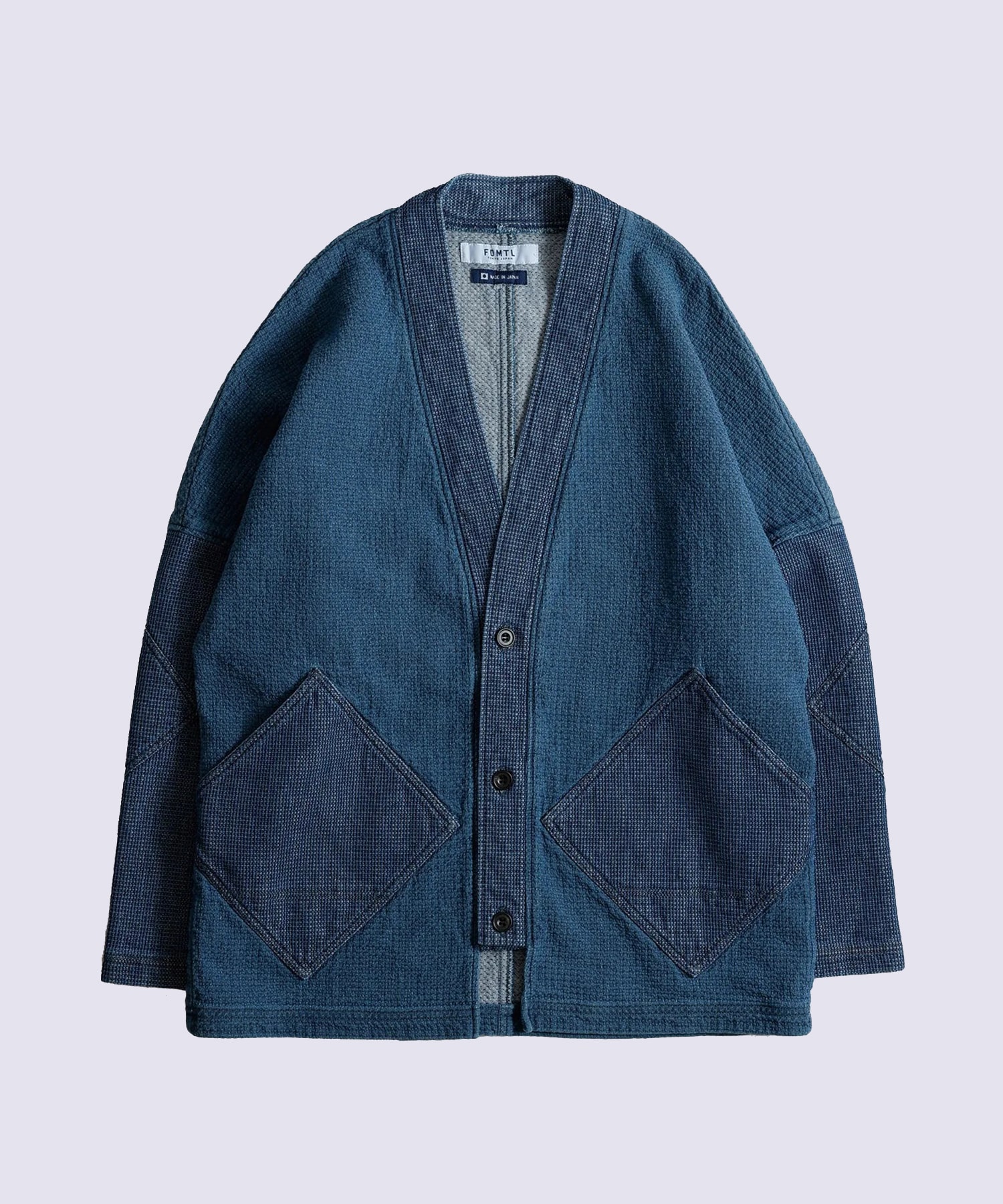 INDIGO CARDIGAN 3YR WASH