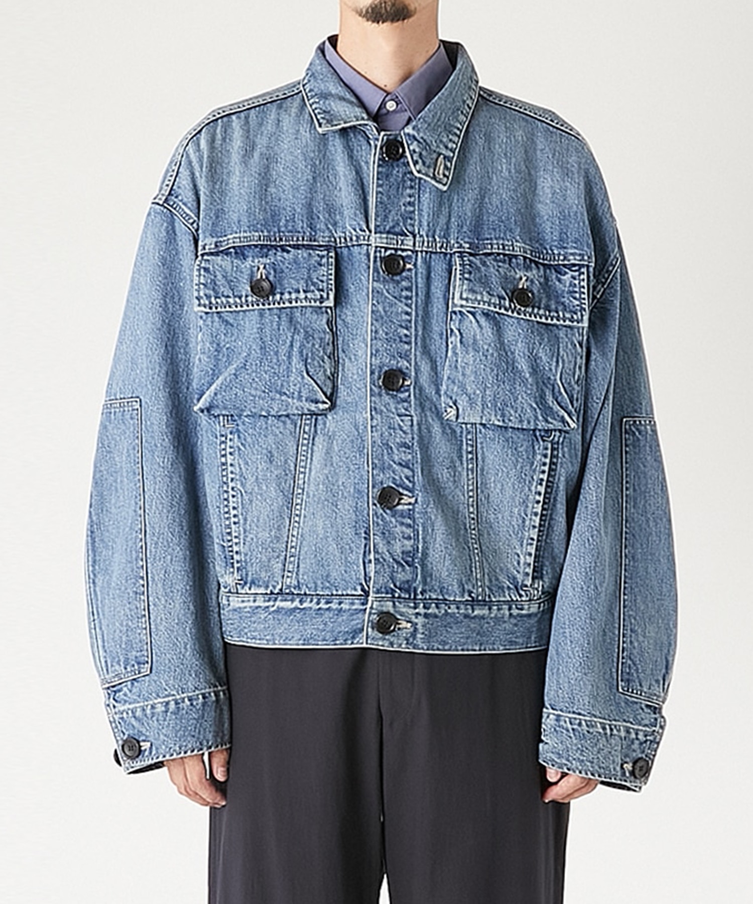 2261-BL04-012-W デニムジャケット