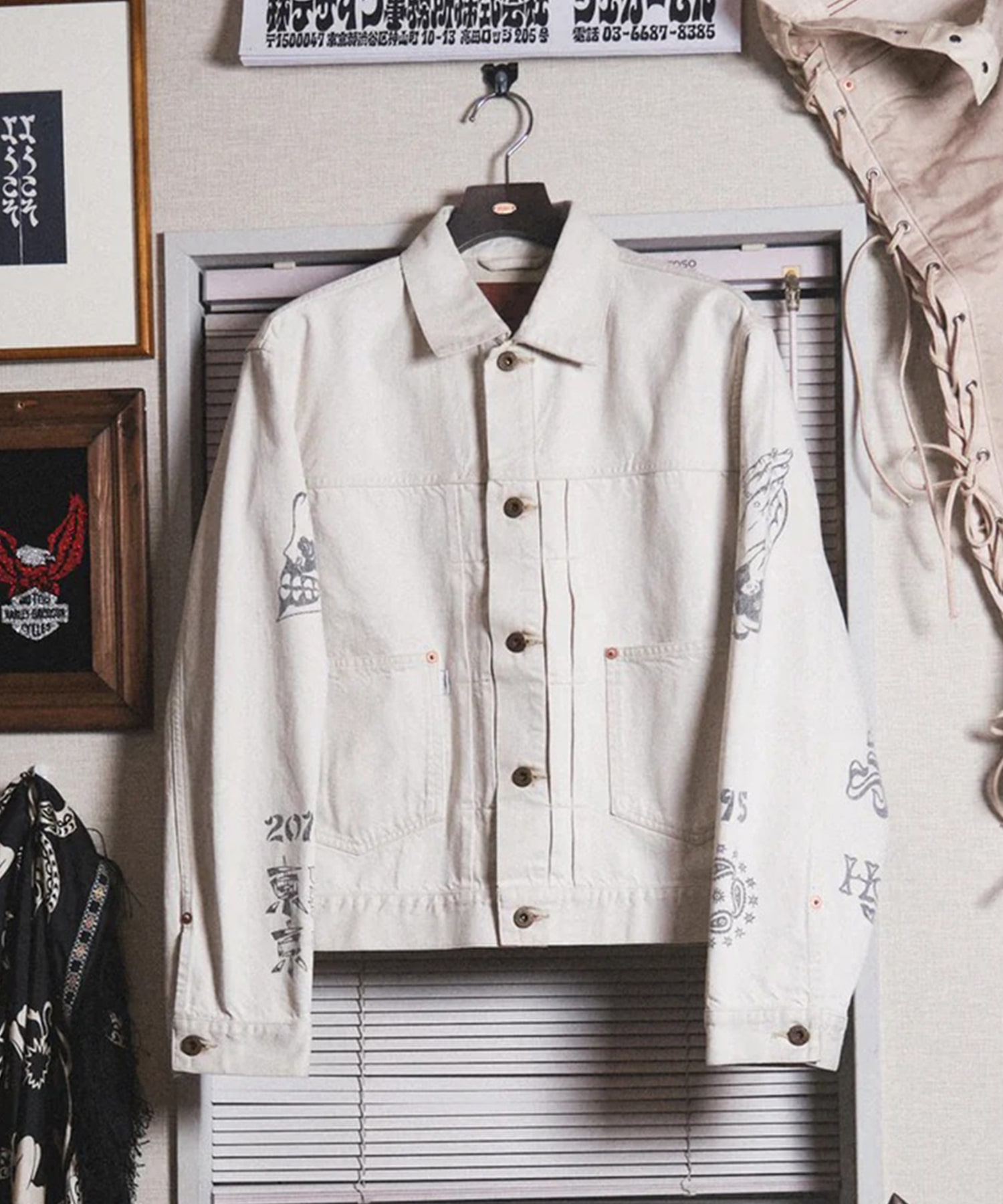 TATTOO FLASH PRINT DNEIM JACKET